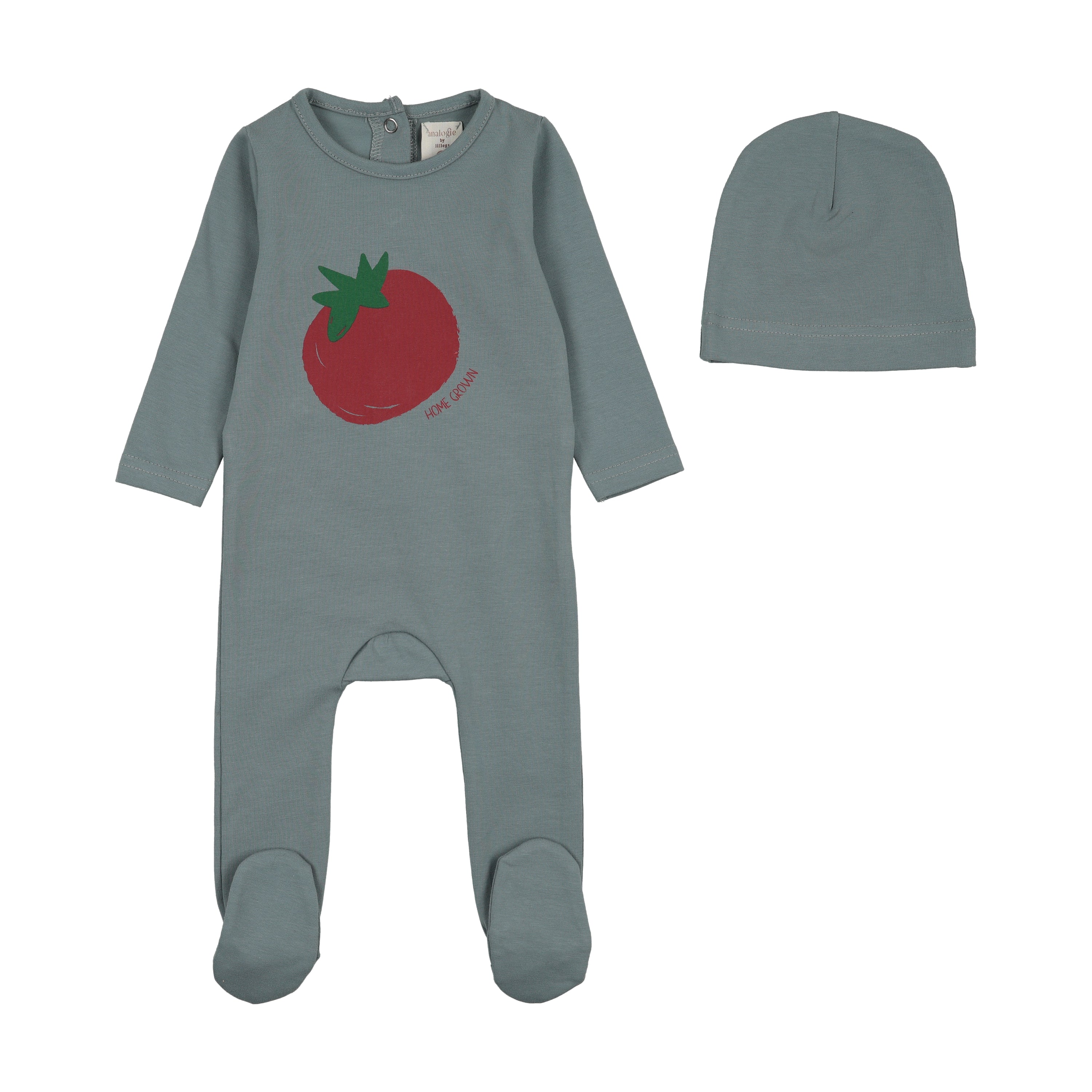 Lil Legs Tomato Footie & Beanie