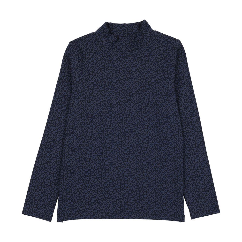 Lil Legs Printed Mockneck