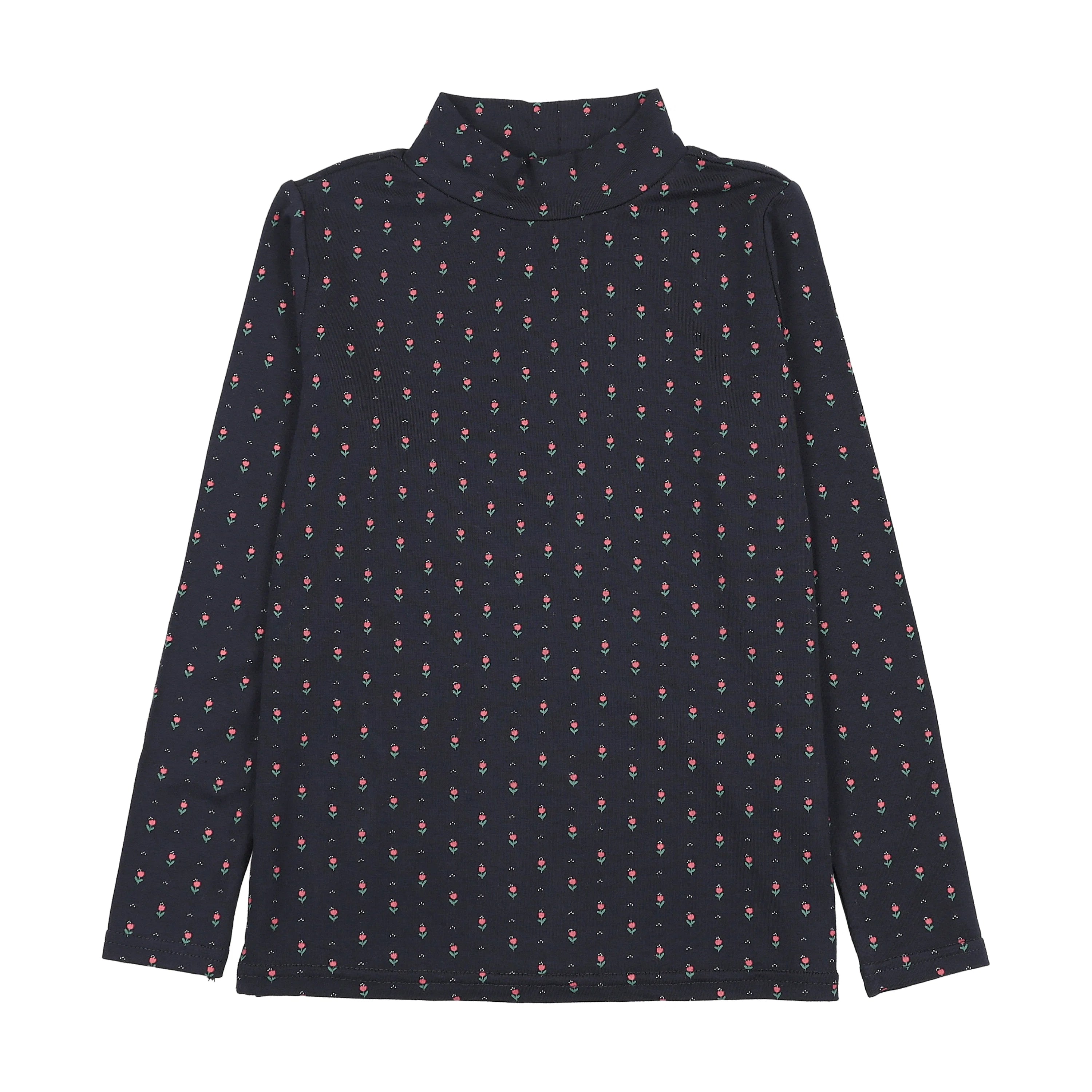 Lil Legs Printed Mockneck