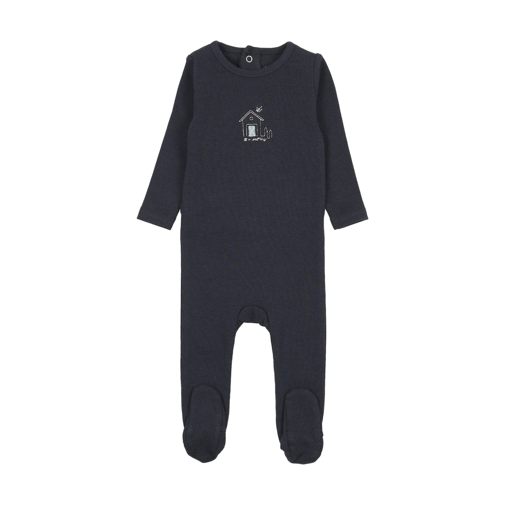 Lil Legs Sweet Campaign Embroidered Footie