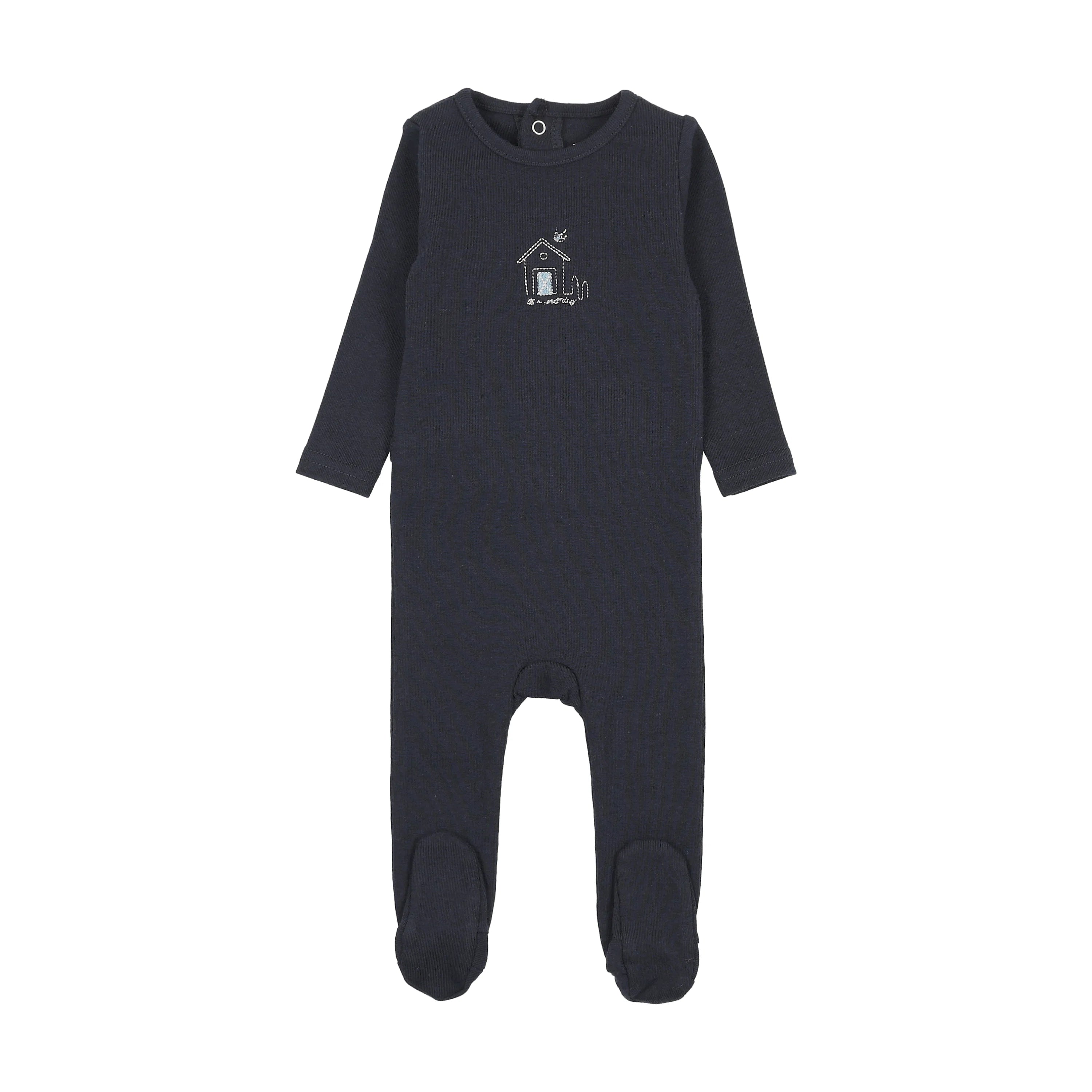 Lil Legs Sweet Campaign Embroidered Footie