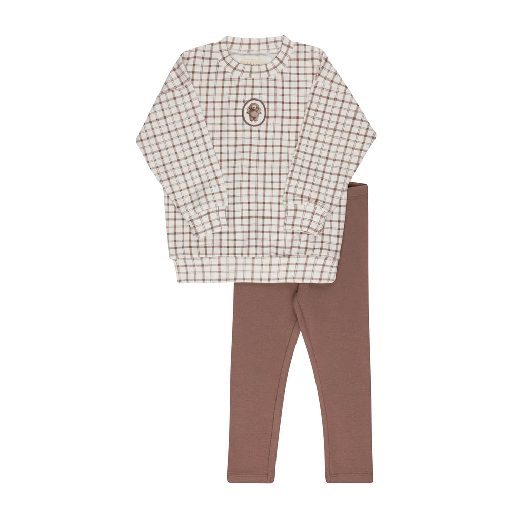 Ely's & Co Plaid Sheep Loungewear