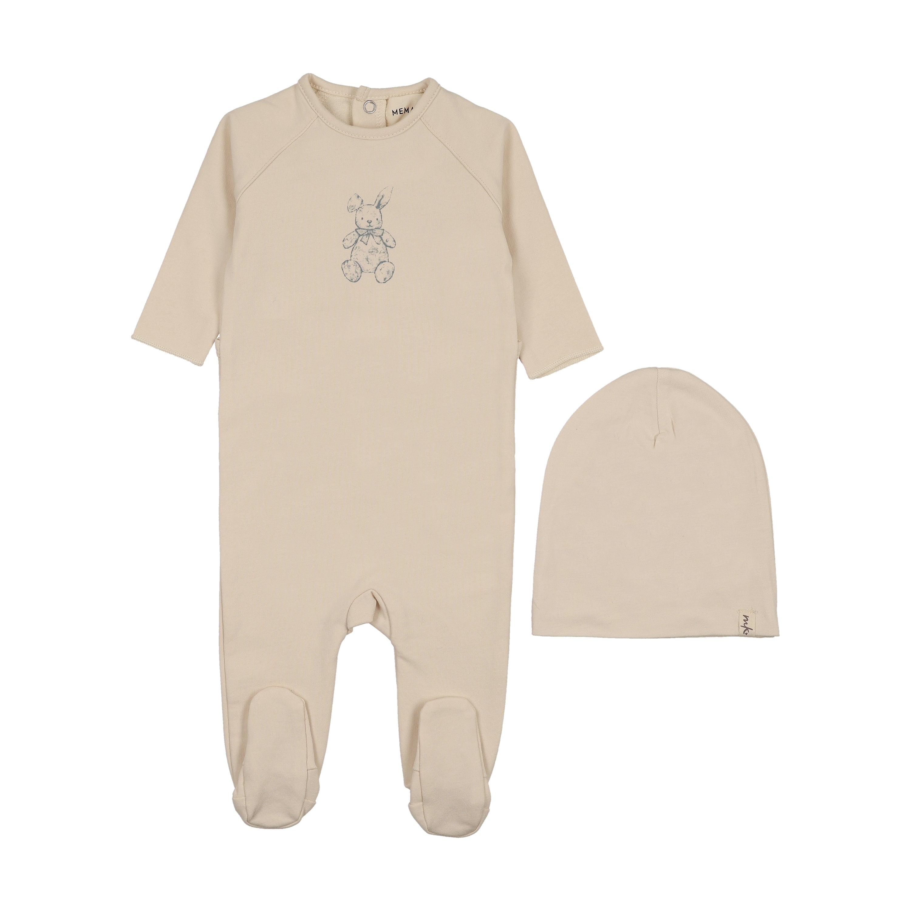 Pre-Order Mema Knits Vintage Bunny Footie/Beanie