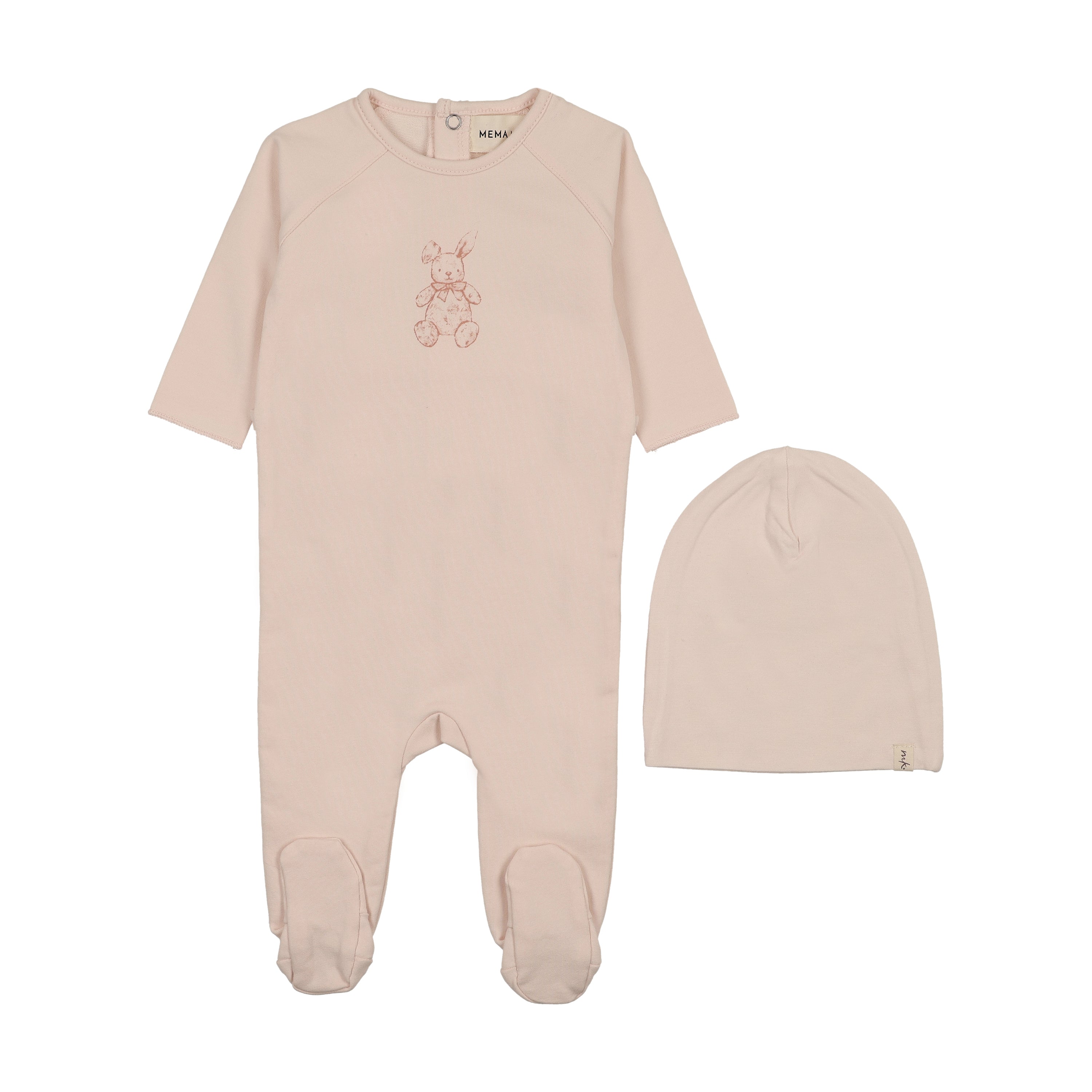 Pre-Order Mema Knits Vintage Bunny Footie/Beanie