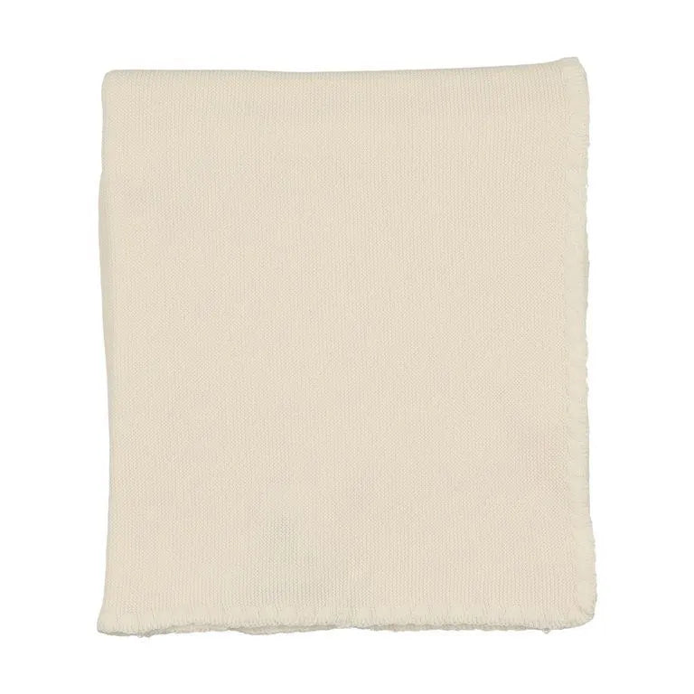 Pre-Order Mema Knits Embroidered Edge Knit Blanket
