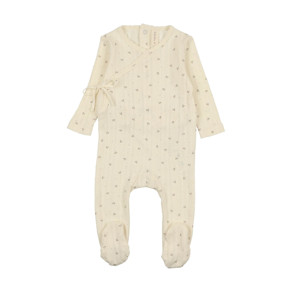 Lilette Boys Printed Pointelle Wrap Footie
