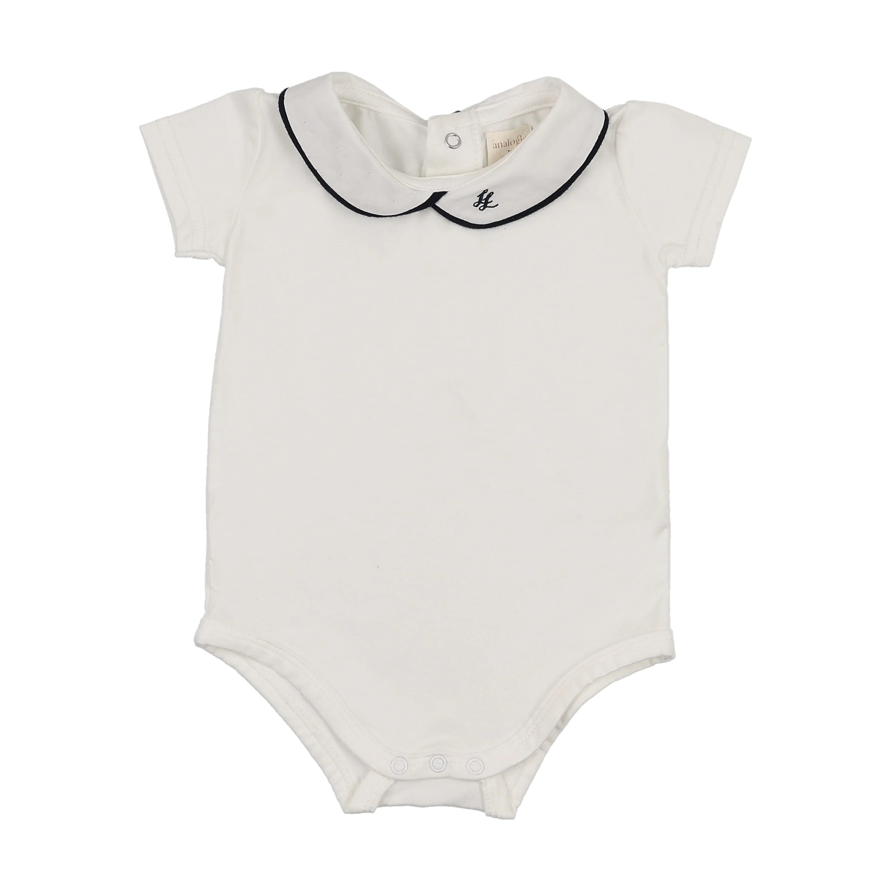 Lil Legs Peter Pan Onesie With Piping
