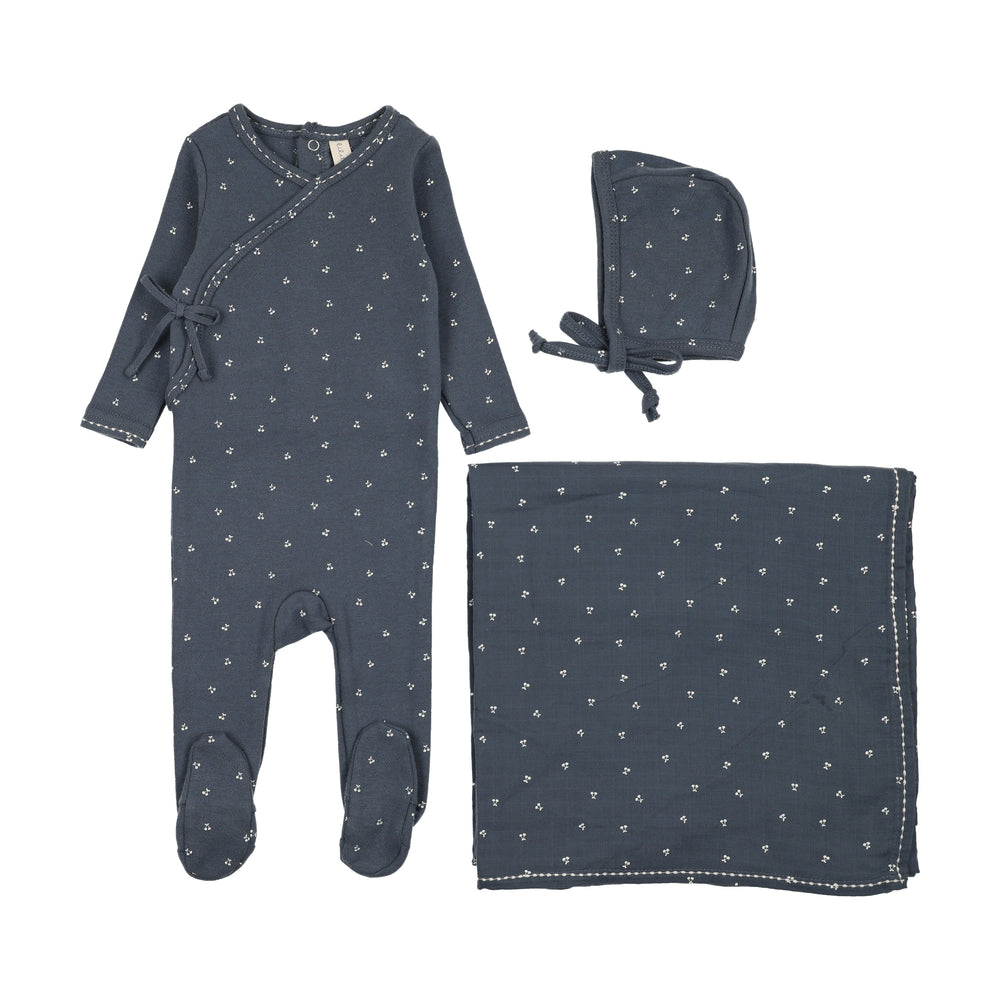 Lilette Cherry Scallop Layette Set