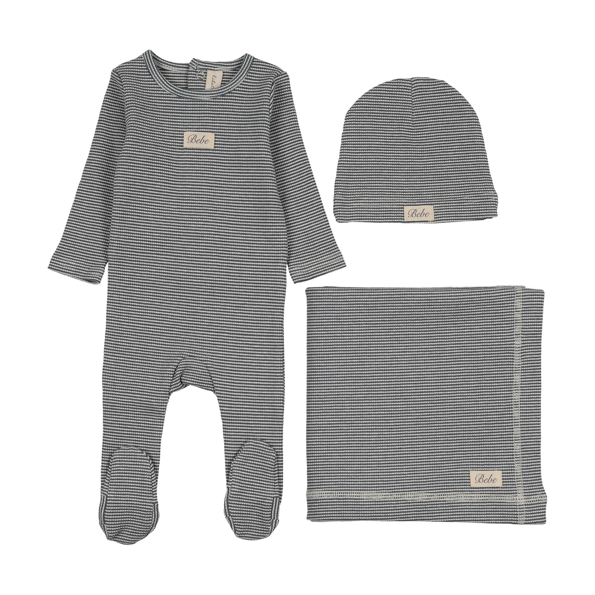 Lilette Striped BEBE Layette Set