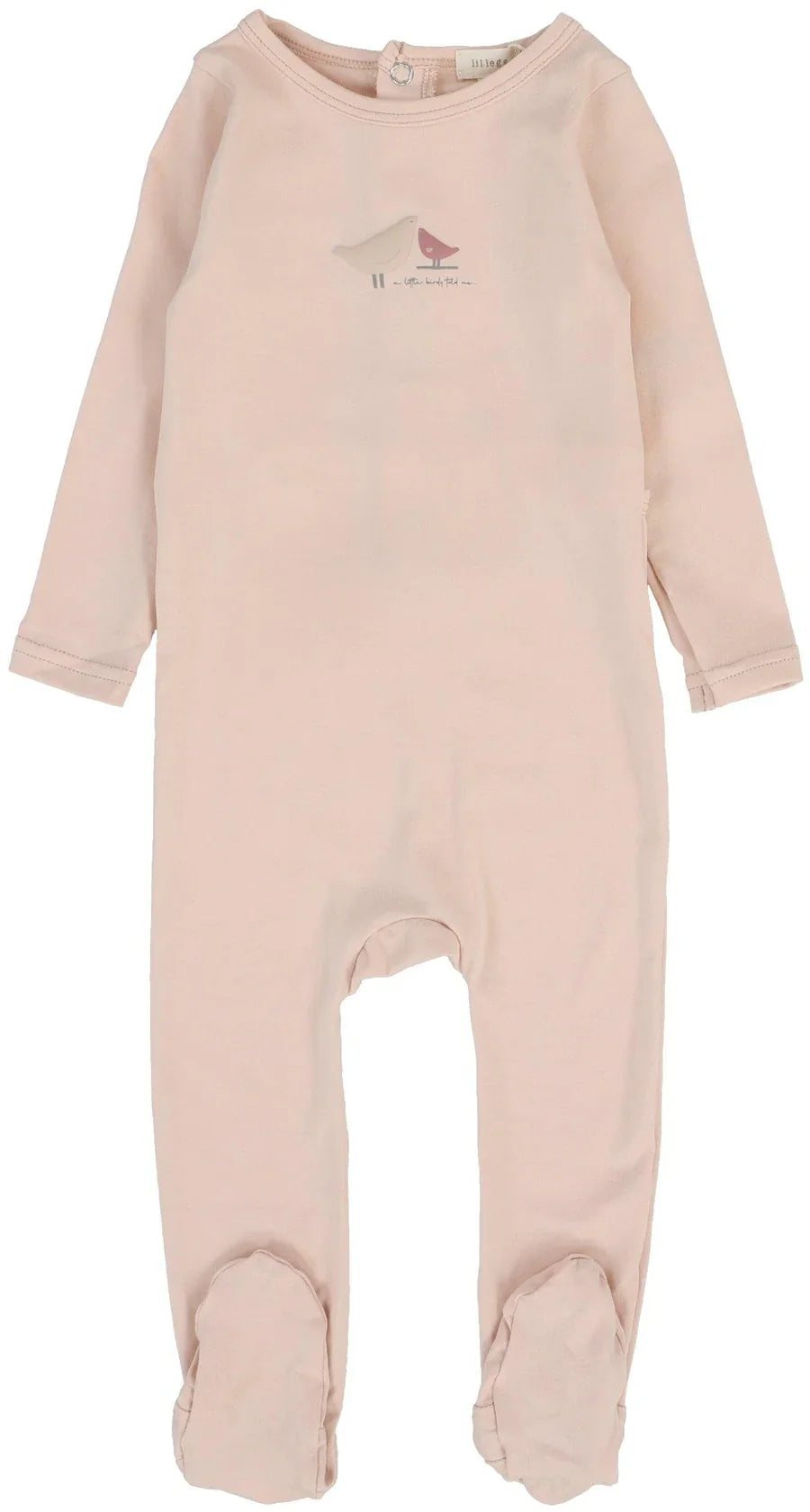 Lil Legs Pink Bird Footie