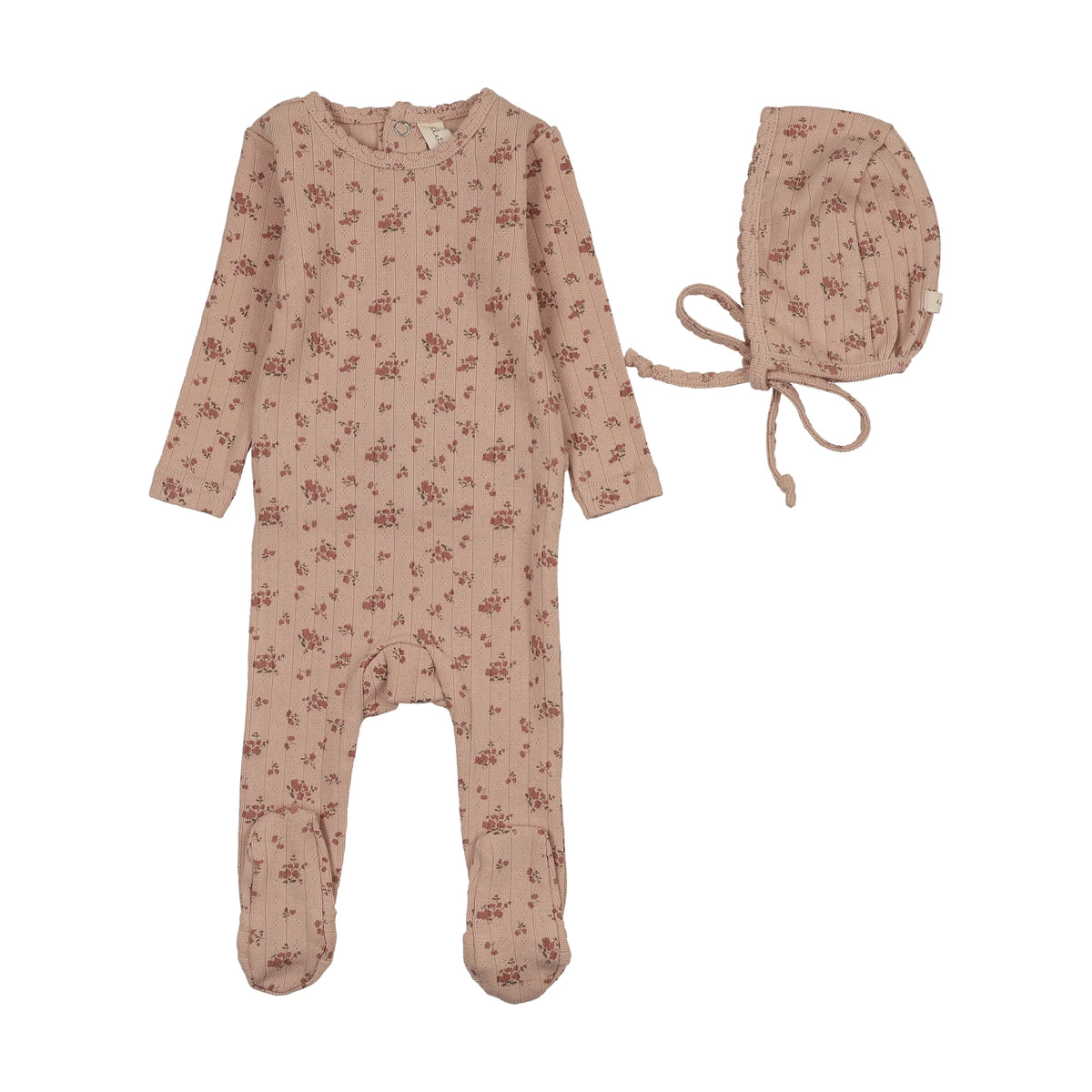 Lilette Garden Cluster Footie/Bonnet