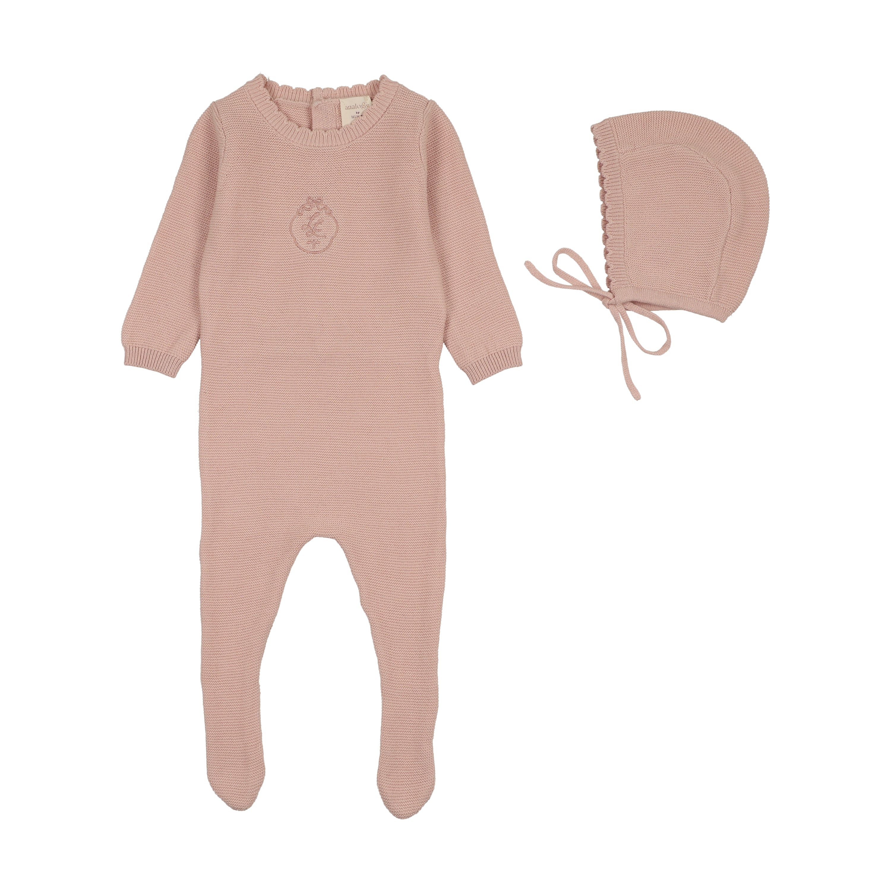 Pre-Order Lilette Crest Knit Footie & Beanie