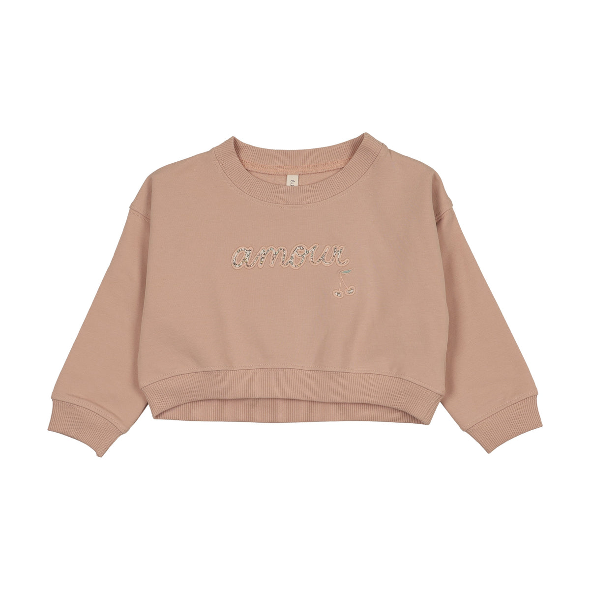 Lilette Floral Cropped Sweatshirt
