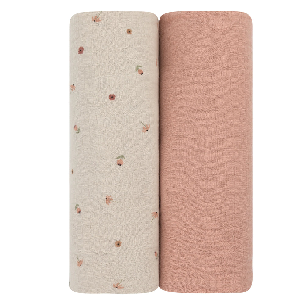 Pre-Order Ely's and Co Two Pack Muslin Swaddles