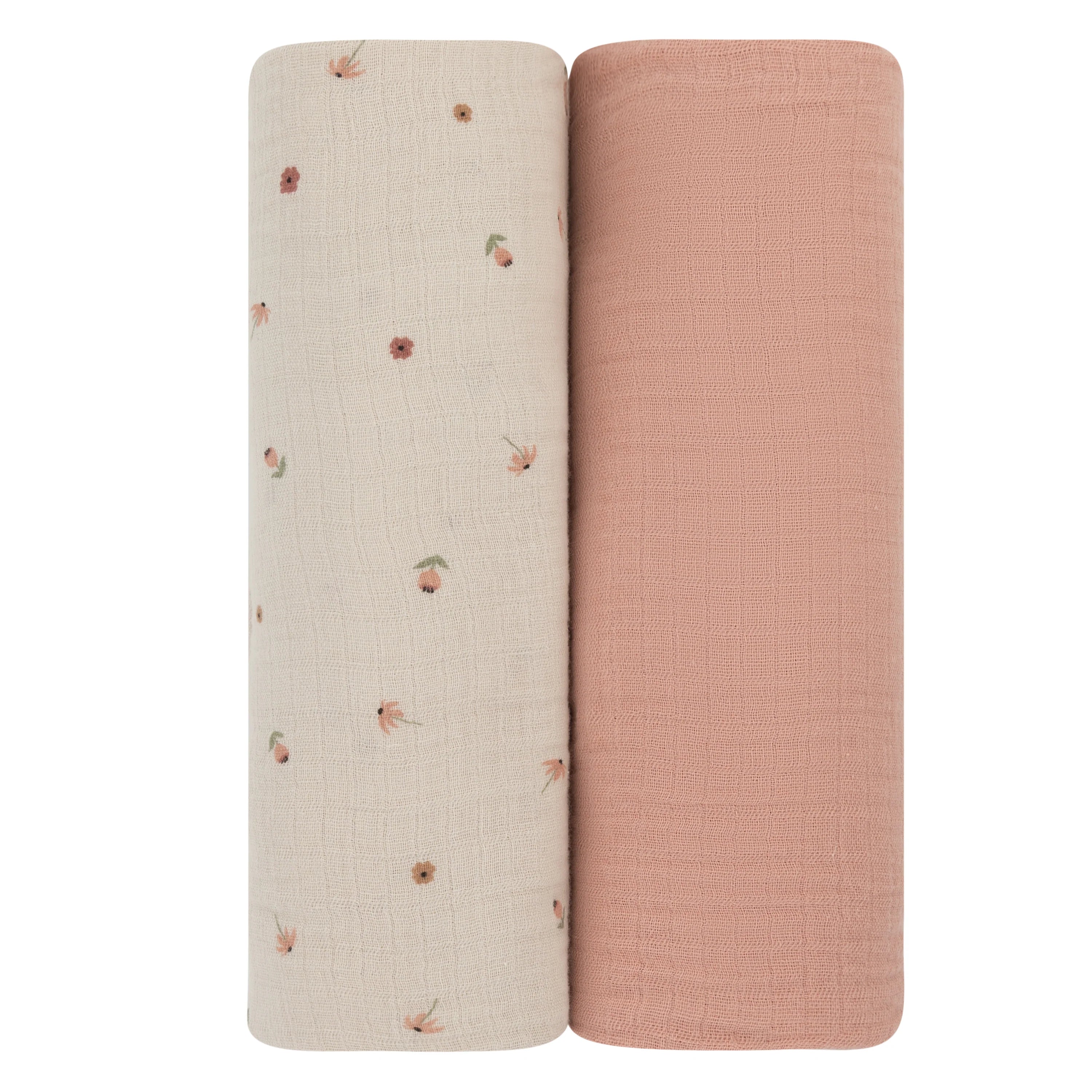 Pre-Order Ely's and Co Two Pack Muslin Swaddles