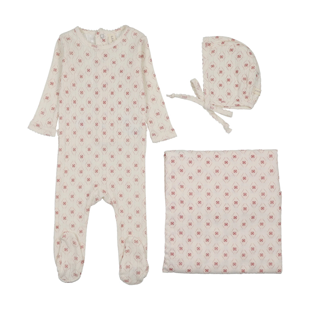 Lilette Geo Floral Printed Layette Set