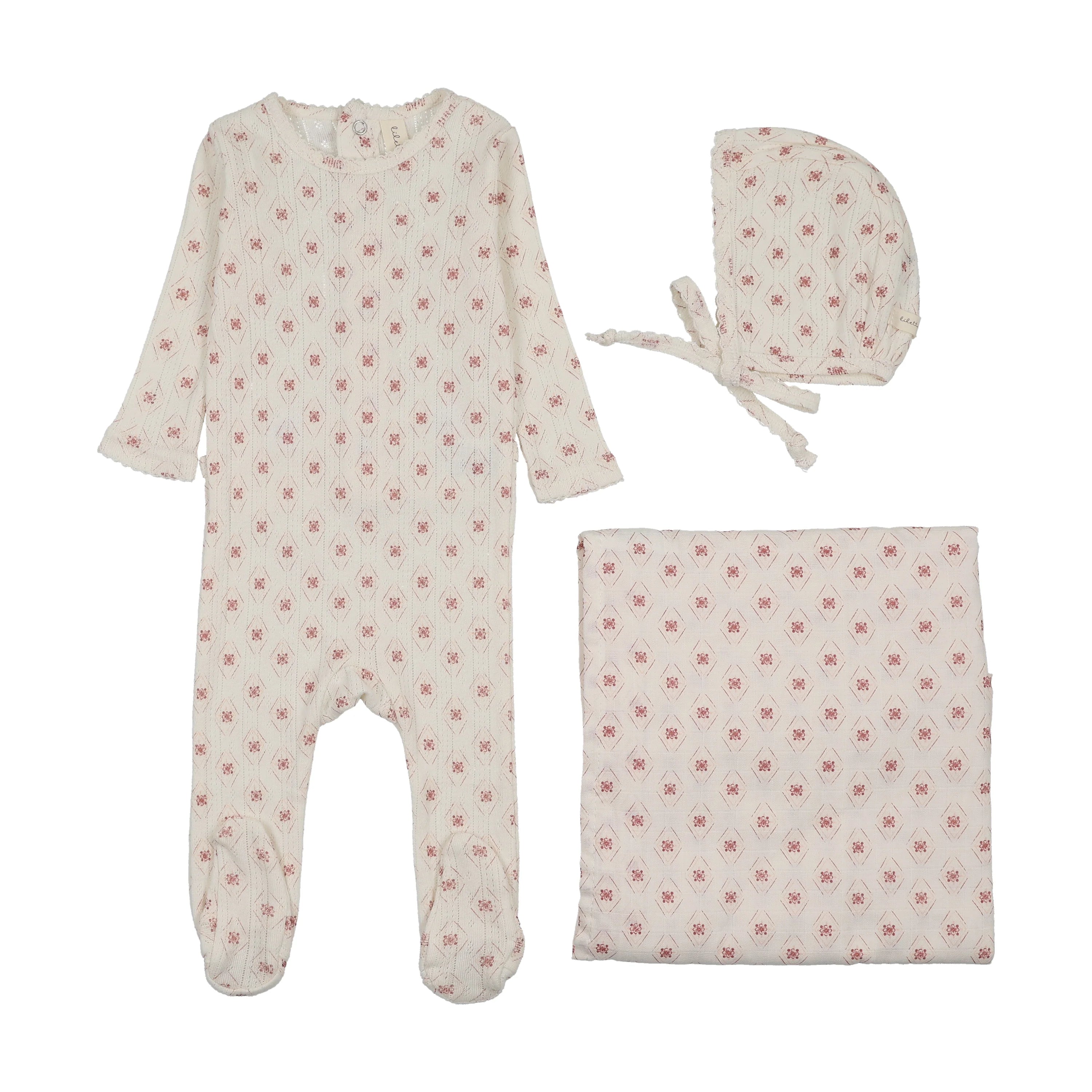 Lilette Geo Floral Printed Layette Set