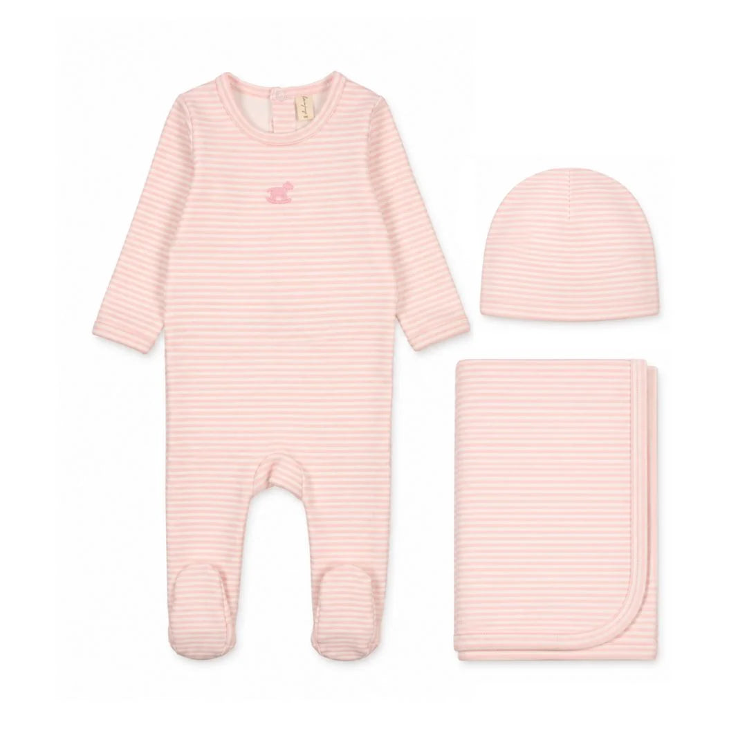 Pre-Order Bonjoy Rocking Horse Layette Set-Pink