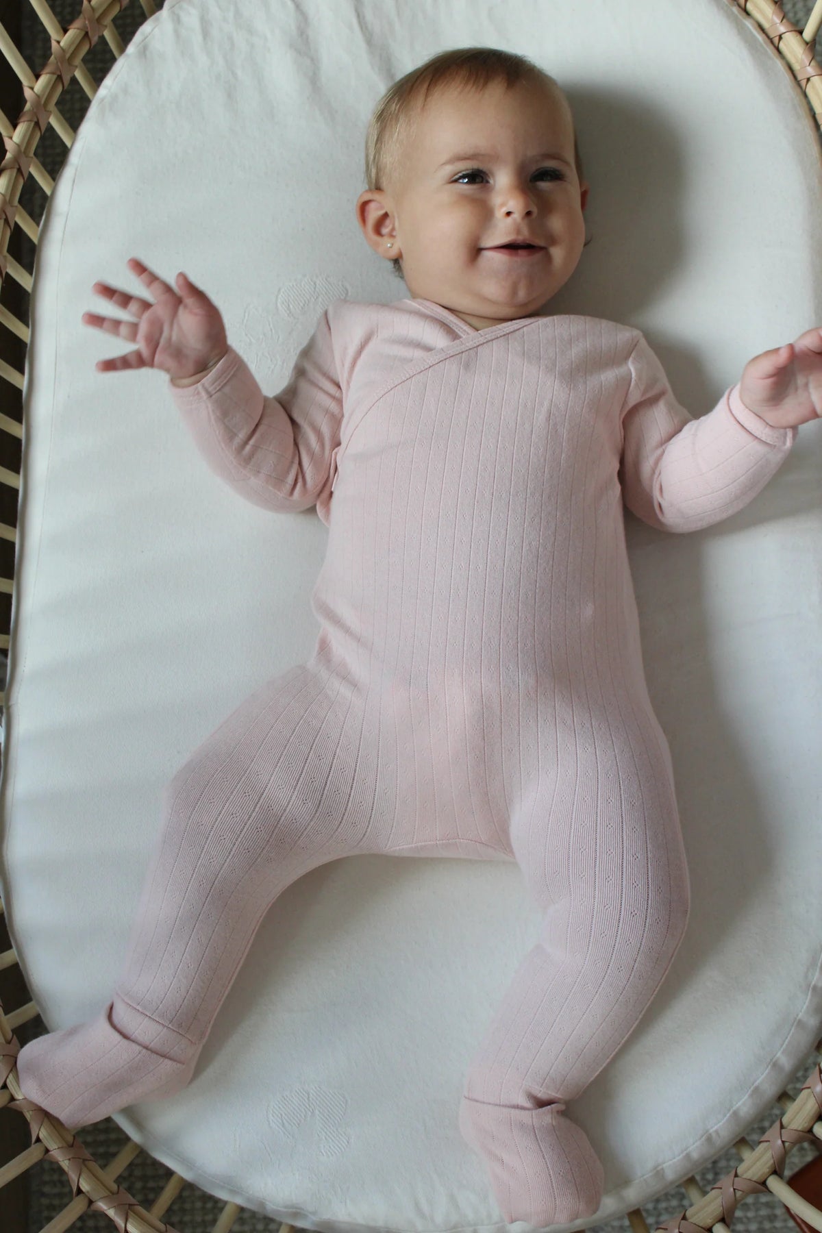 Little Threads Pointelle Footie