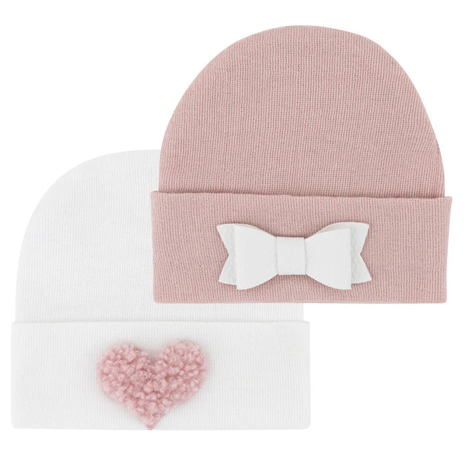 Ely's & Co Hospital Hats- 2pack - Pink Set