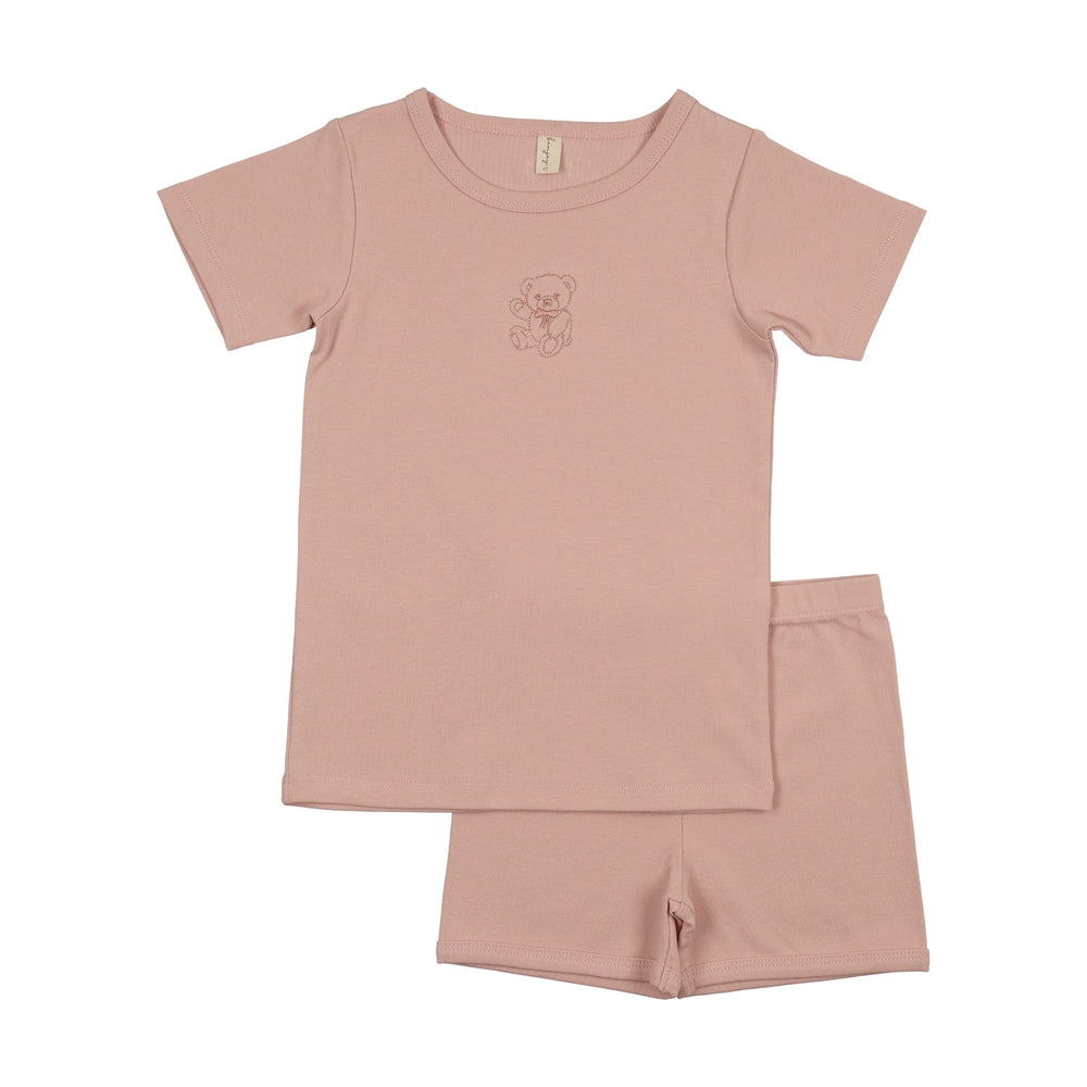 Bonjoy Embroidered Shorts Set