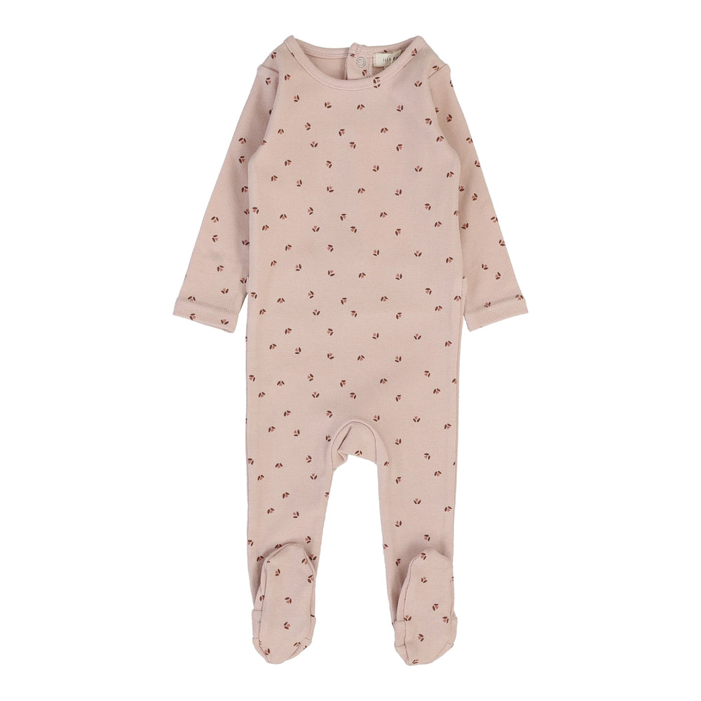 Pre-Order Lil Legs Grandpa Pink Tulip Footie