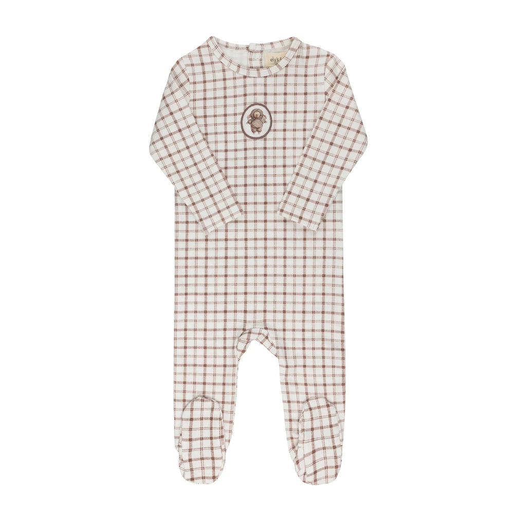 Ely's & Co Plaid Sheep Footie