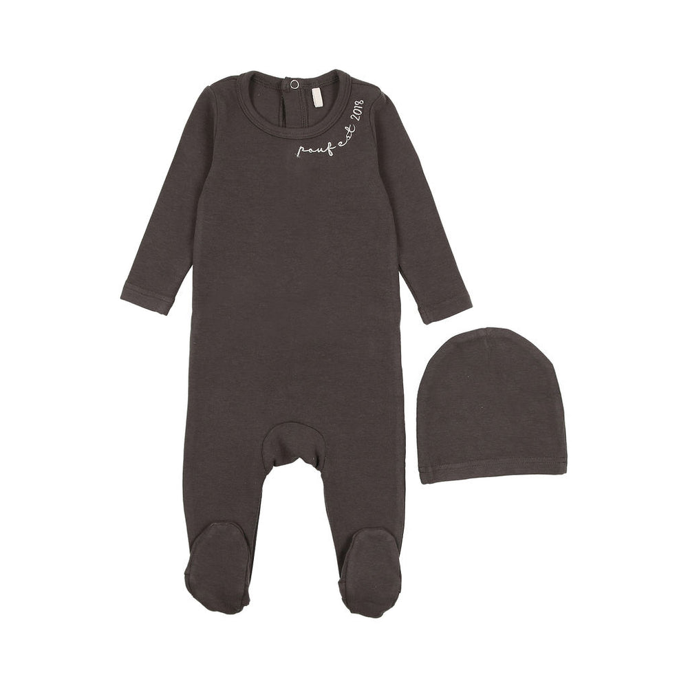 Pre-Order Pouf Boy Embroidered Footie & Beanie