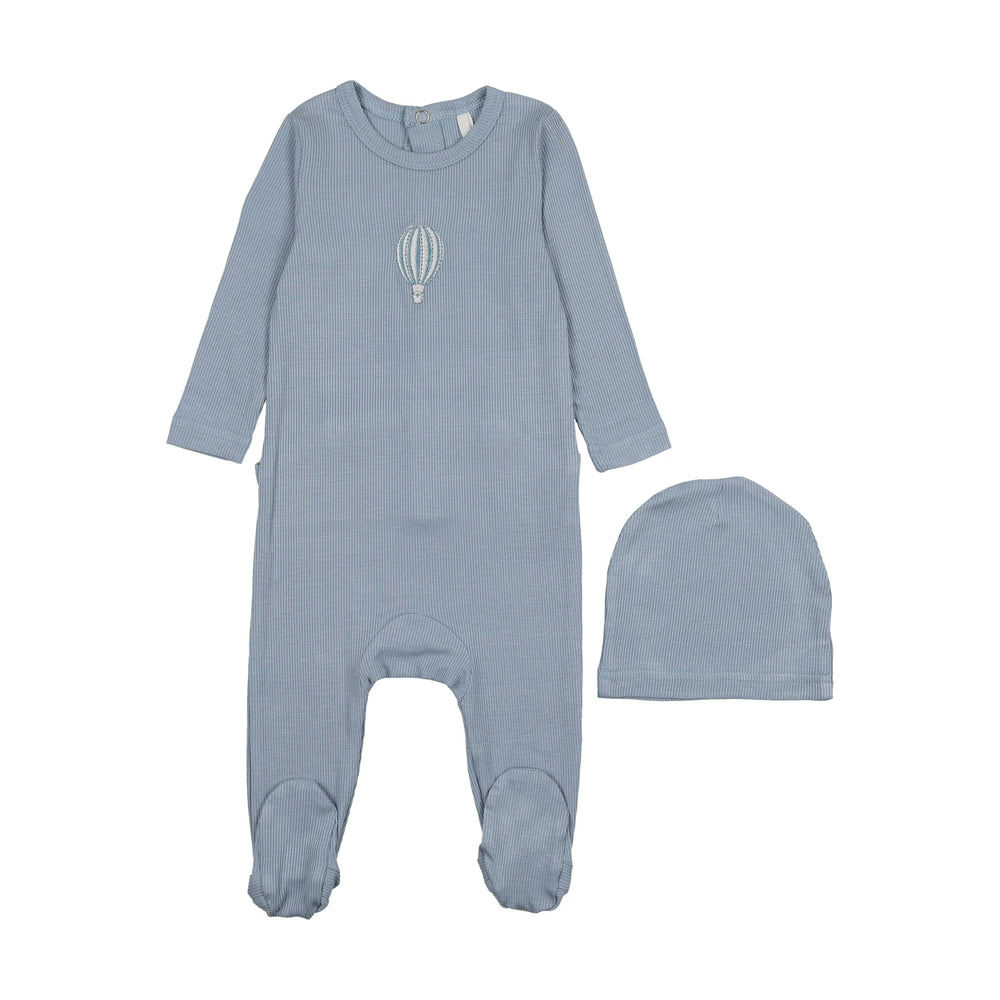 Pouf Boy Hot Air Balloon Footie & Beanie