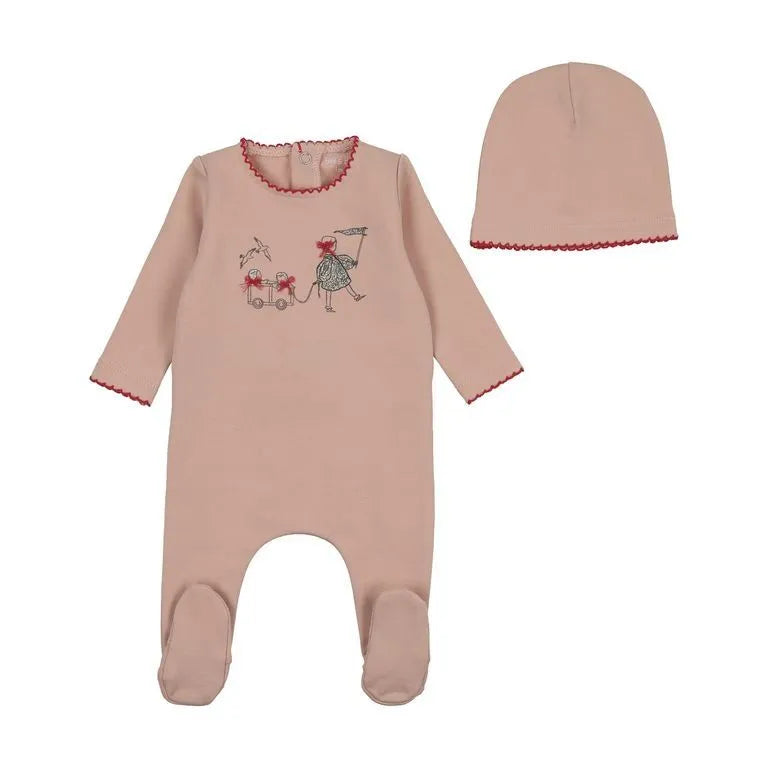 Pre-Order Petal Promenade Footie & Beanie