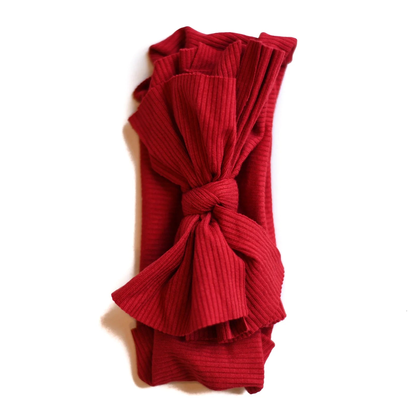 Nicsessories Butter Soft Ribbed Baby Bow Headband