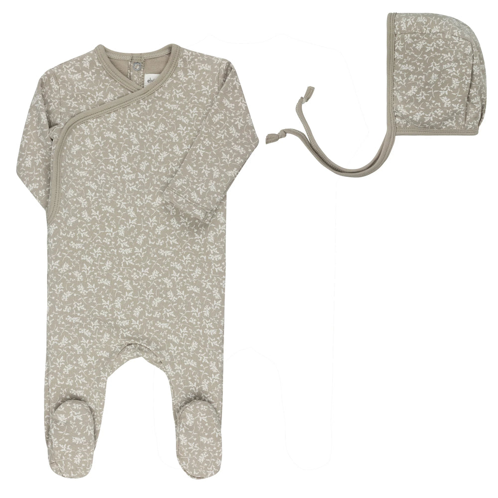Ely's & Co Vine Collection Footie & Bonnet