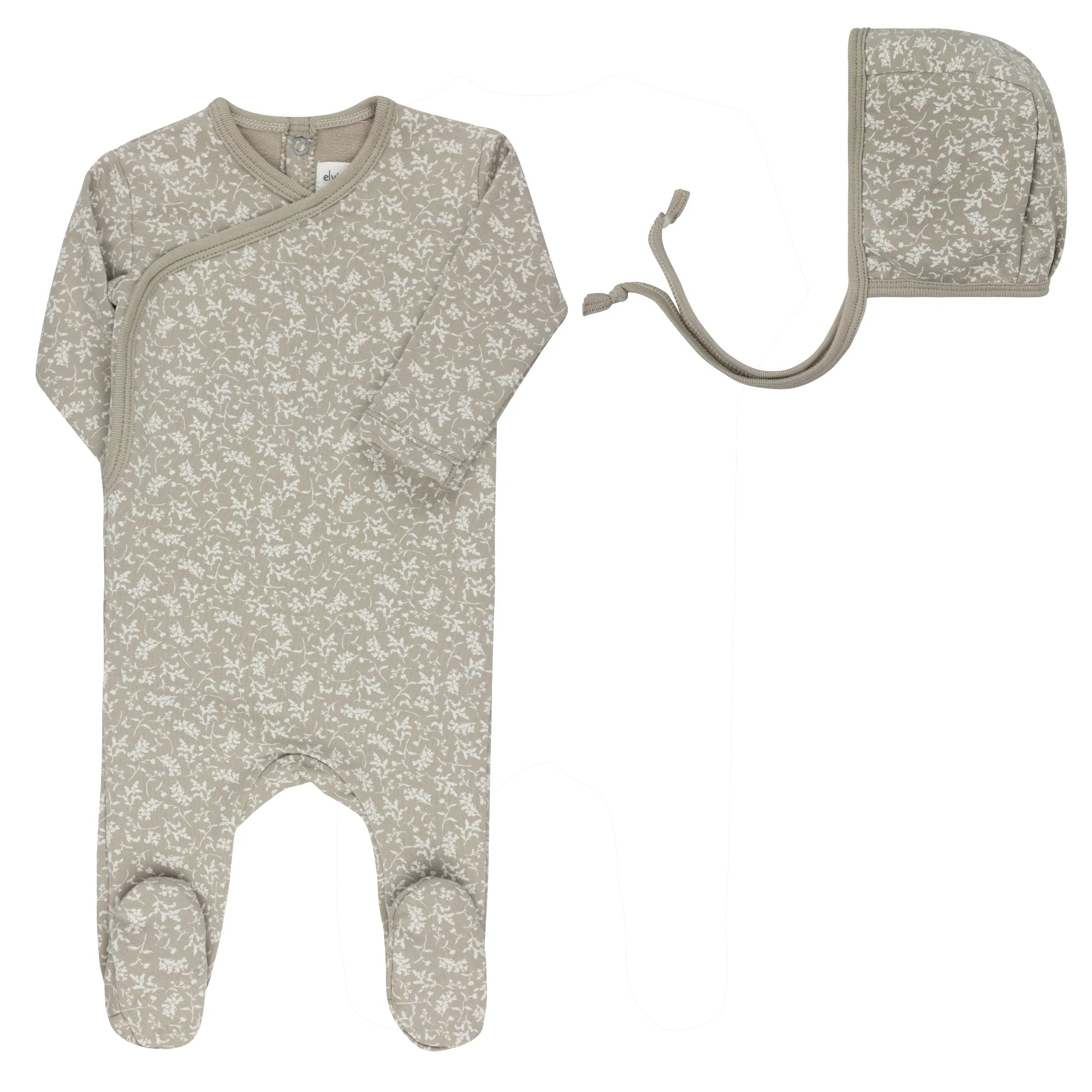 Ely's & Co Vine Collection Footie & Bonnet