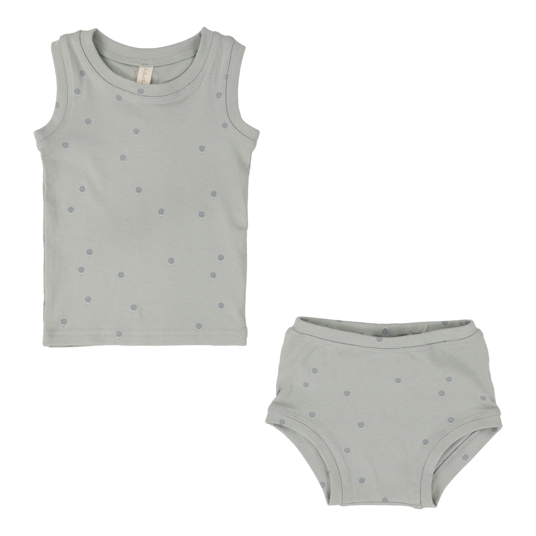 Lilette Boy All Over Hot Air Balloon Sleeveless Set