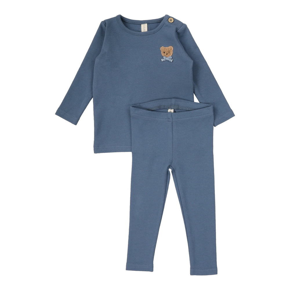 Pre-Order Lilette Bear Applique Lounge Set