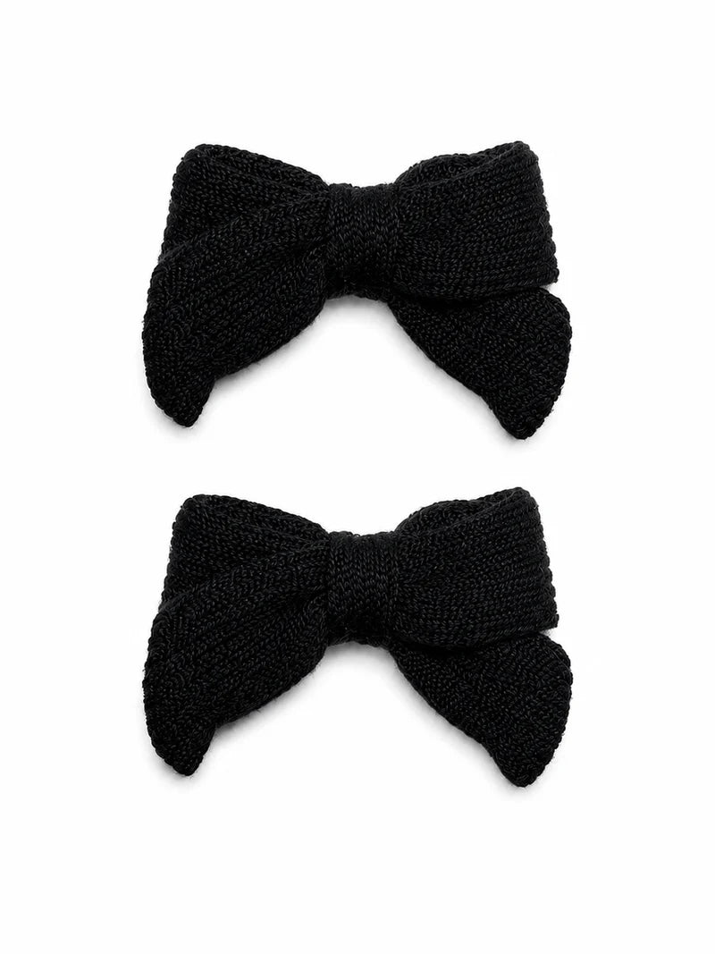 Pre-Order Bandeau Bows Thick Knits Mini Bow Clip
