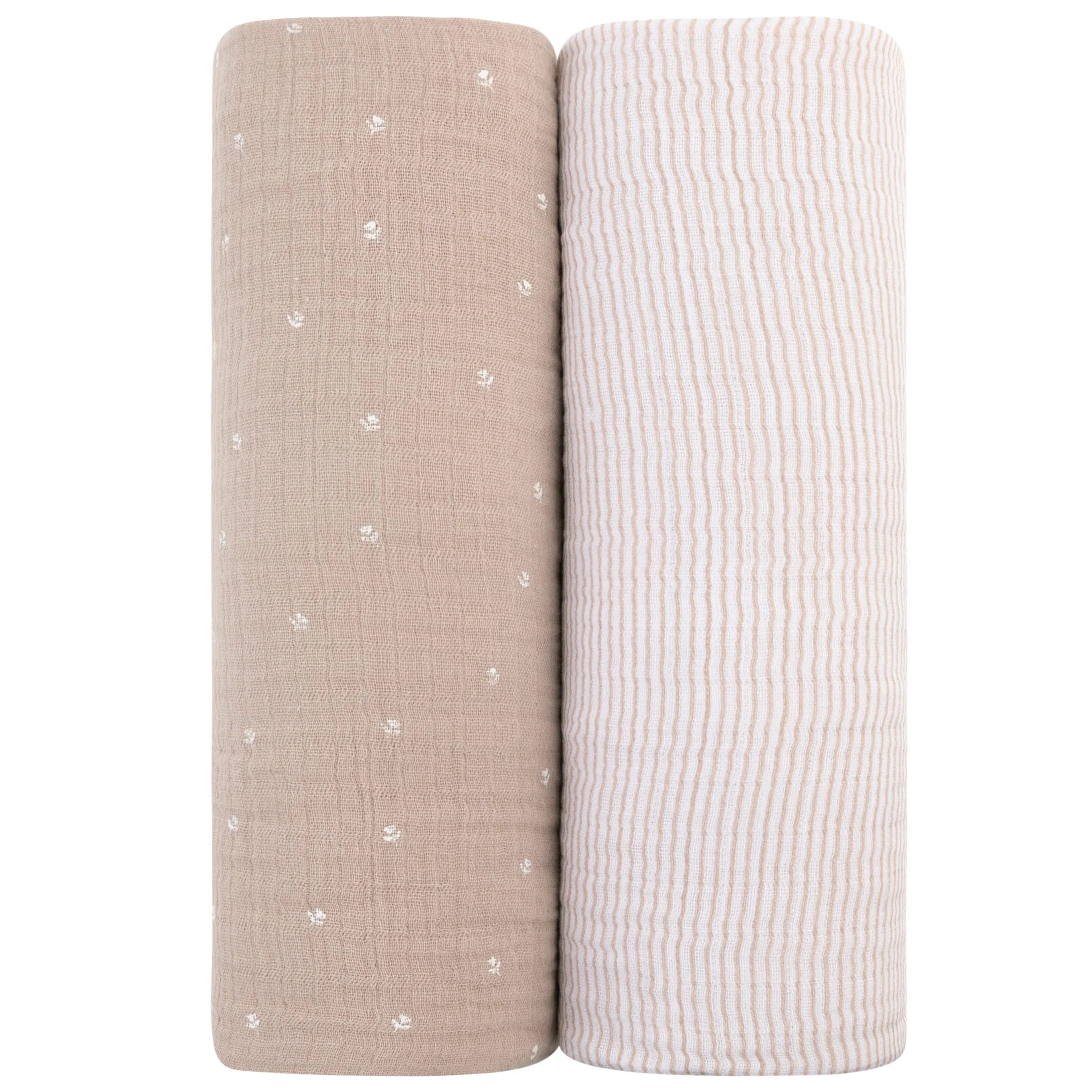 Pre-Order Ely's and Co Two Pack Muslin Swaddles