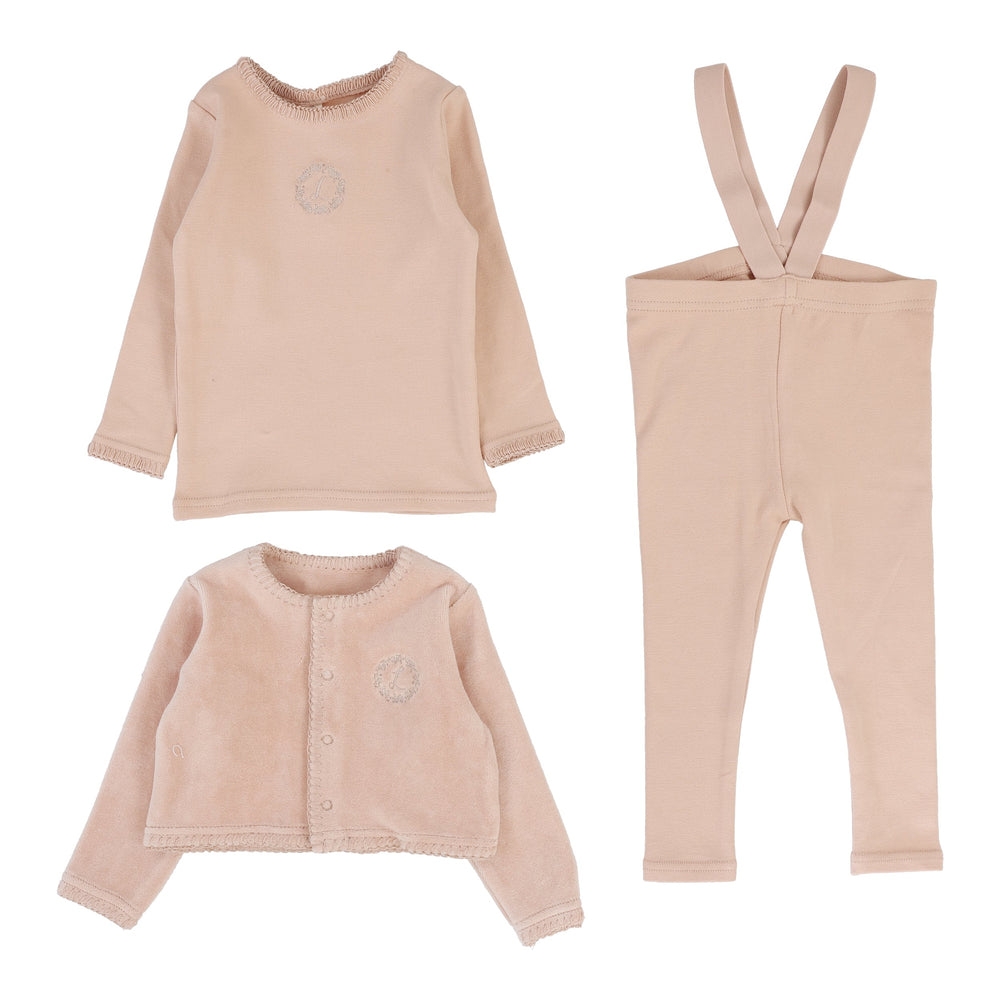 Lilette Velour Cardi Lounge Set