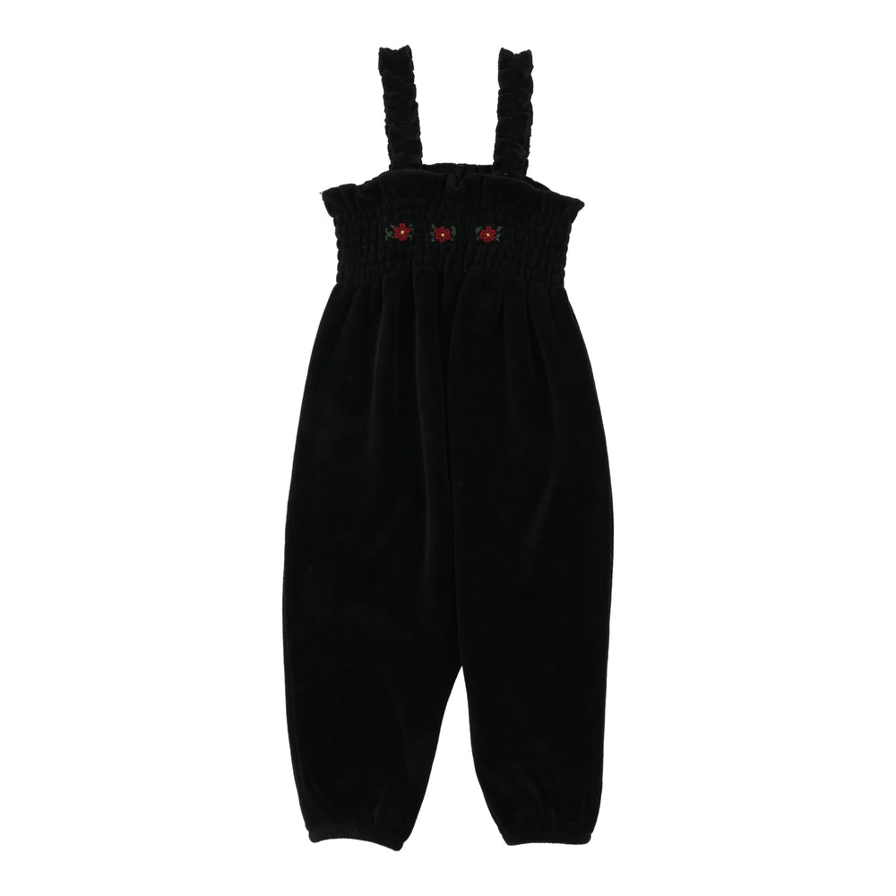 Pre-Order Lil Legs Velour Smocked Romper