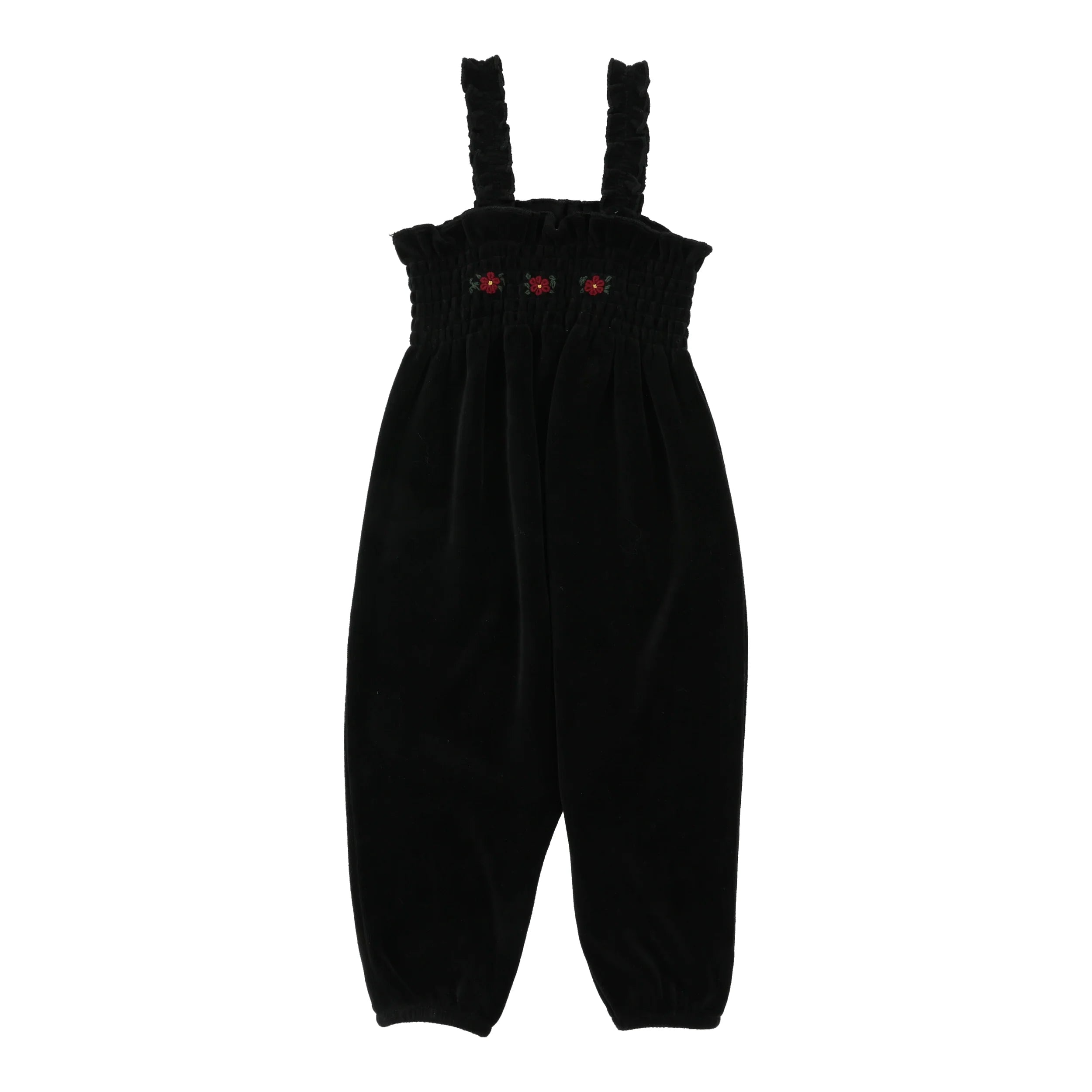 Pre-Order Lil Legs Velour Smocked Romper