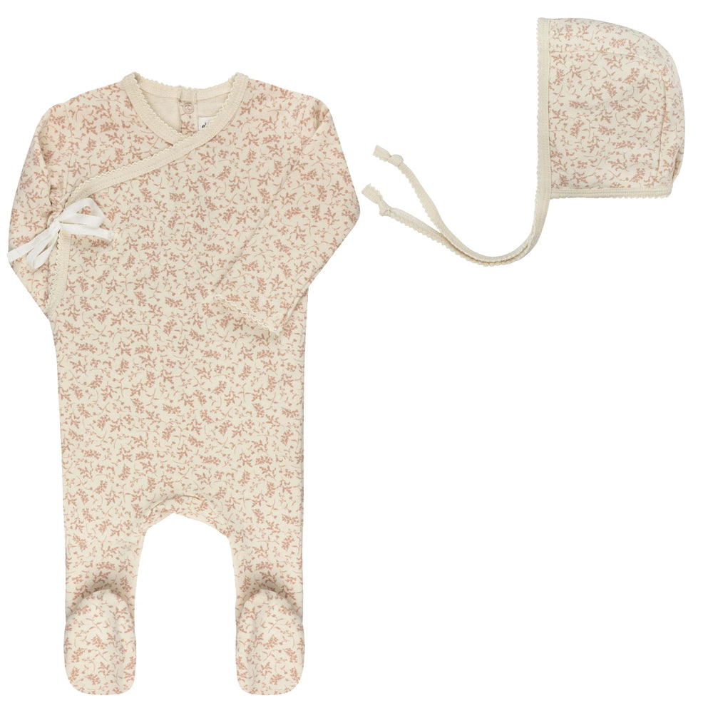 Ely's & Co Vine Collection Footie & Bonnet