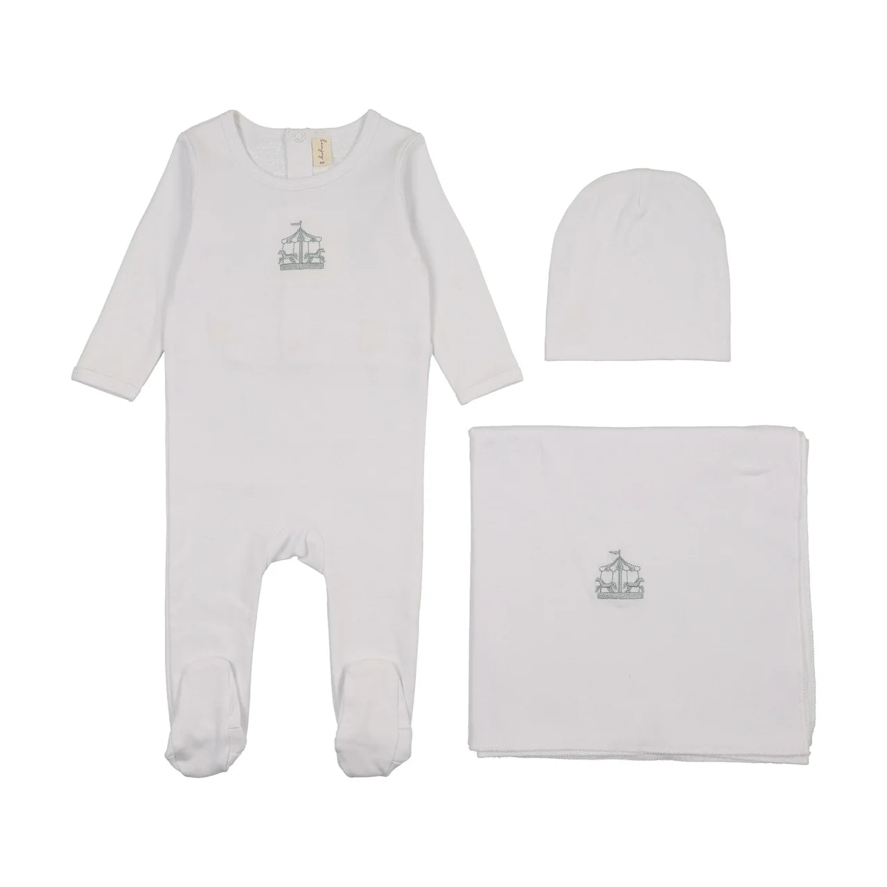 Bonjoy Embroidered Layette Set