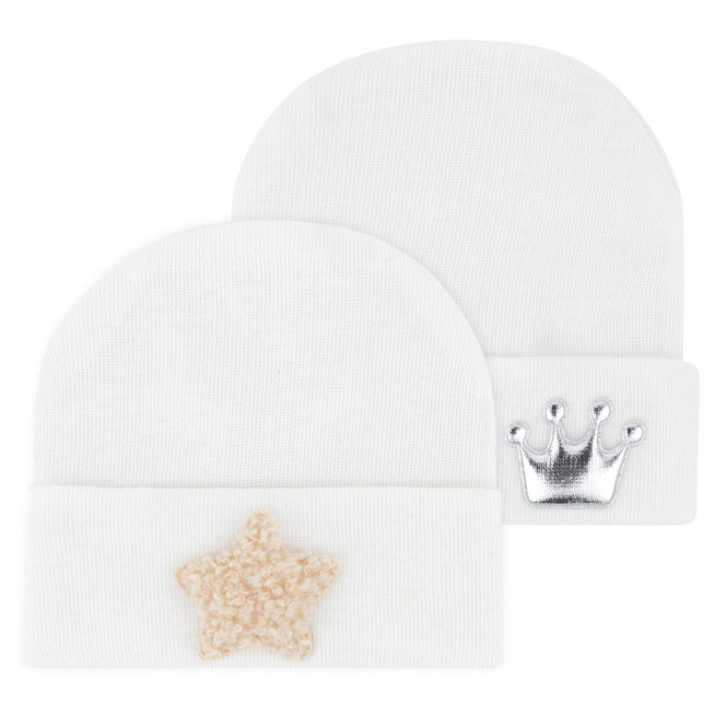 Ely's & Co Hospital Hats- 2pack - White Set
