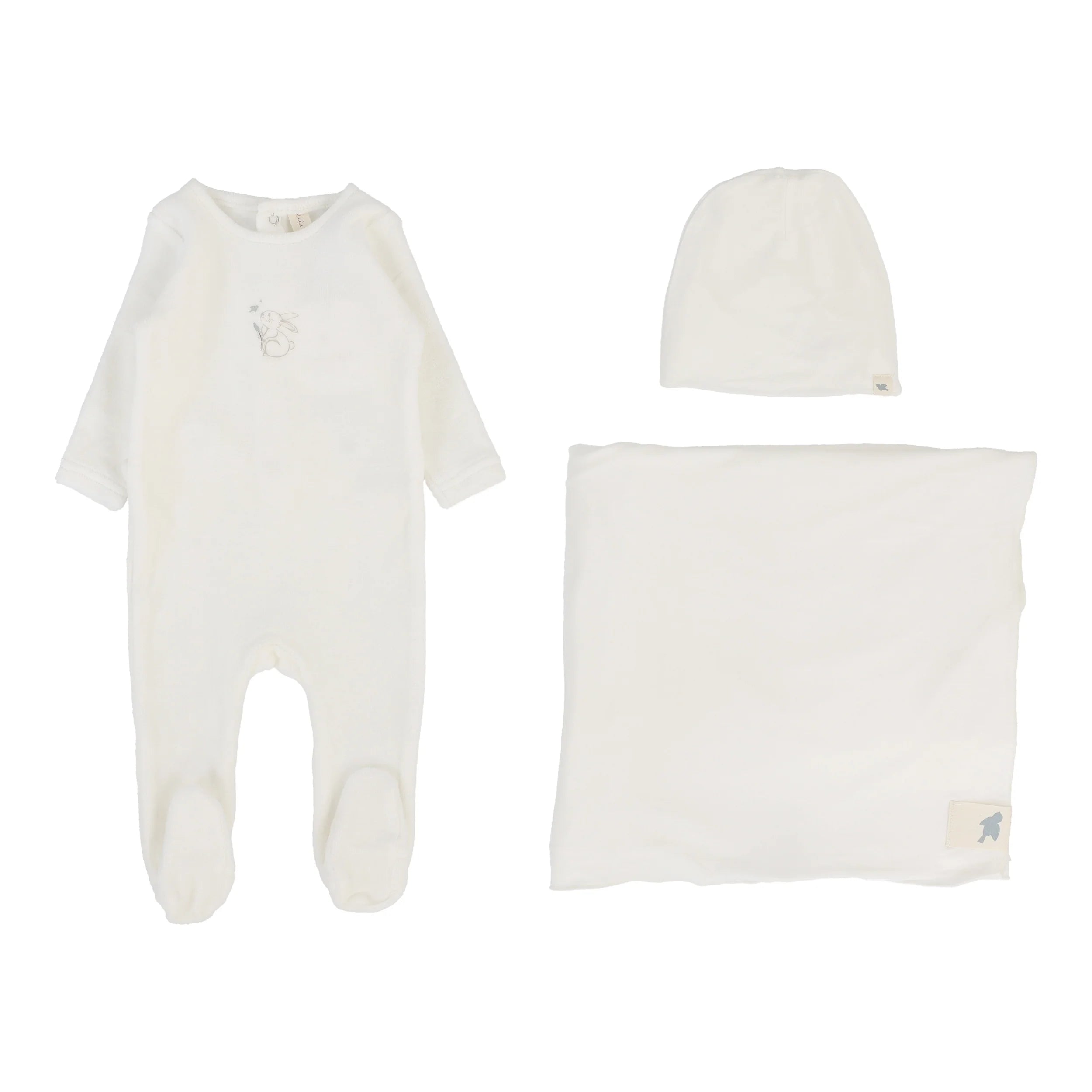 Lilette Velour Forest Graphic Layette Set