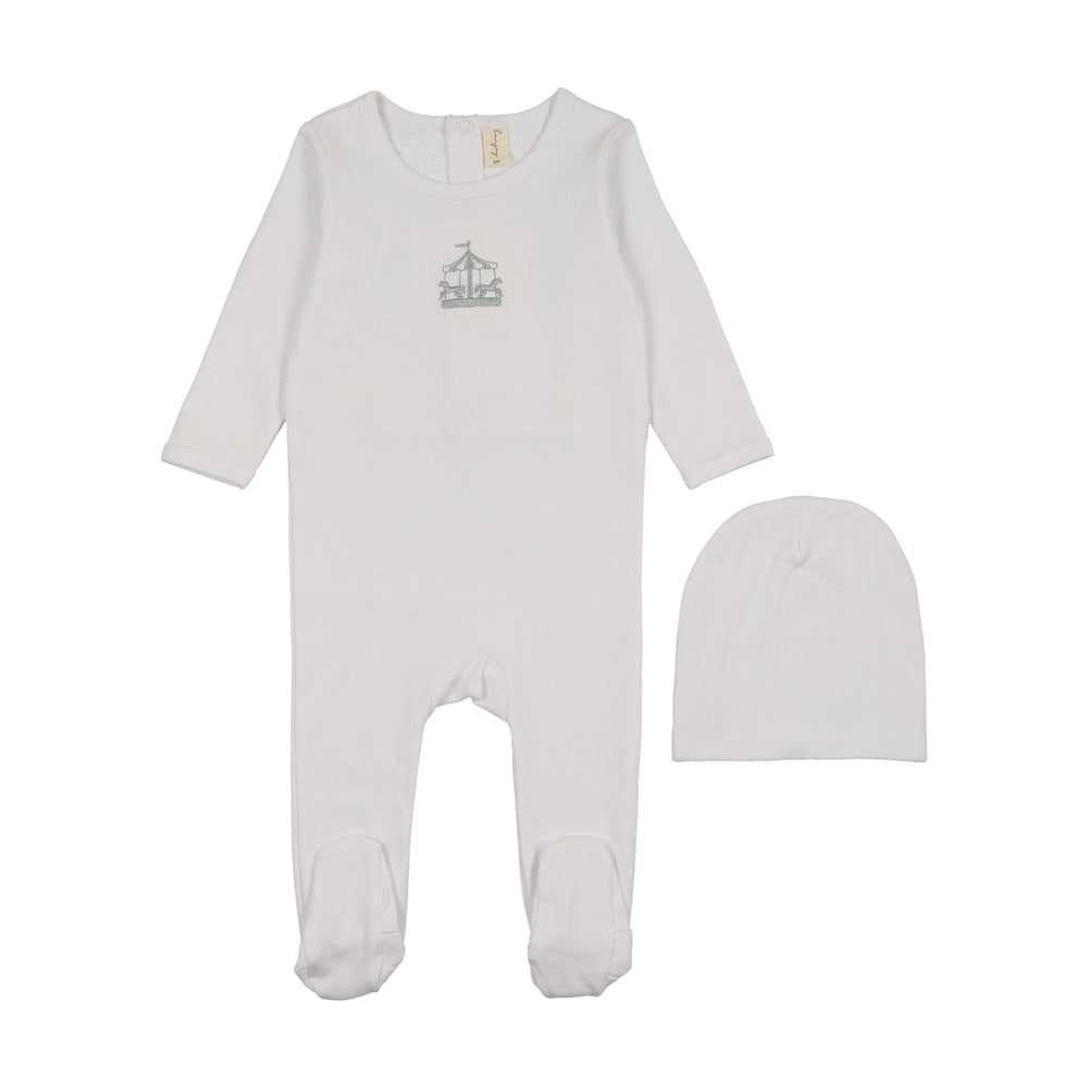 Bonjoy Embroidered Footie Hat & Beanie