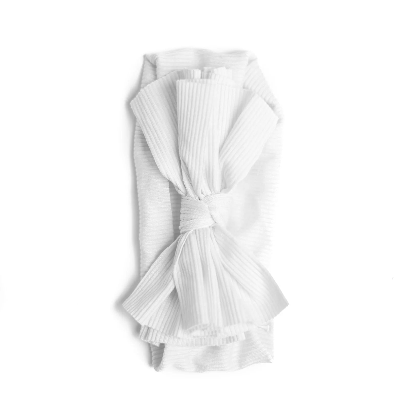 Nicsessories Butter Soft Ribbed Baby Bow Headband