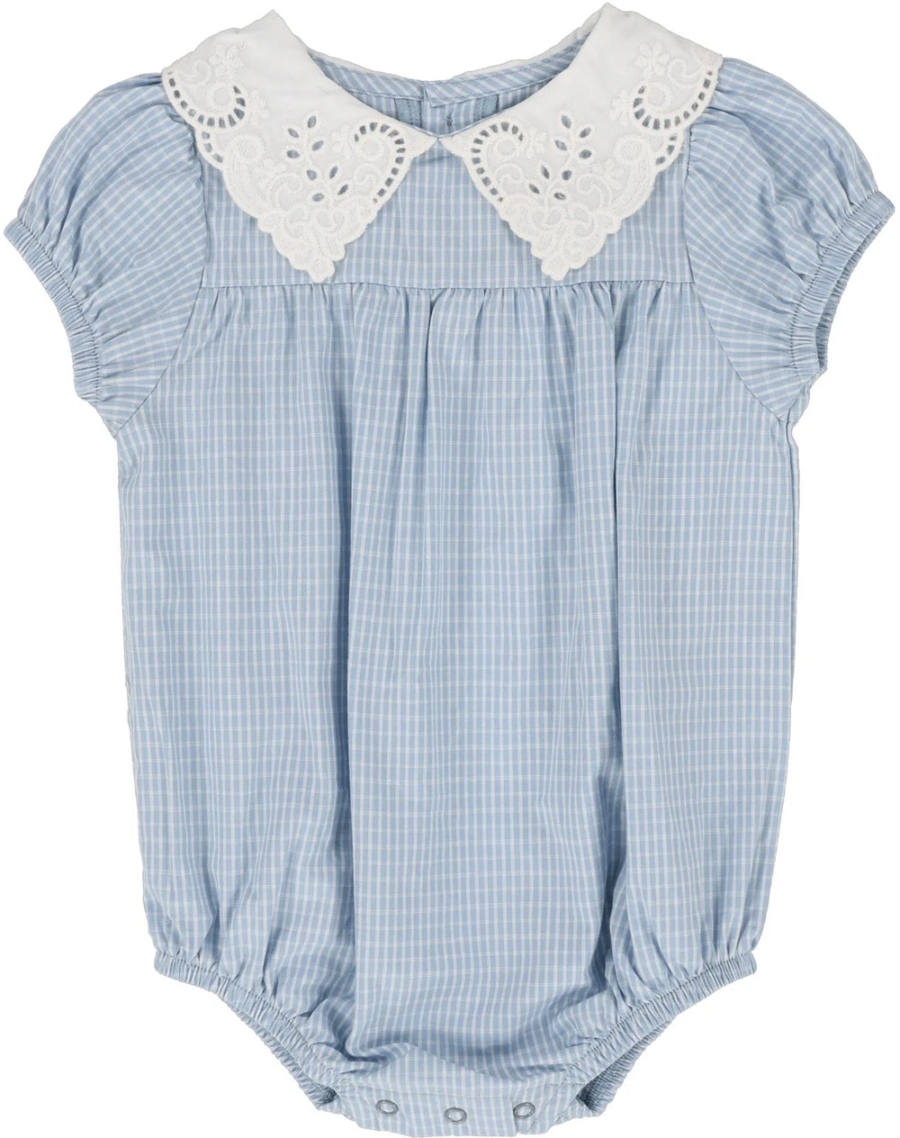 Analogue Windowpane Romper