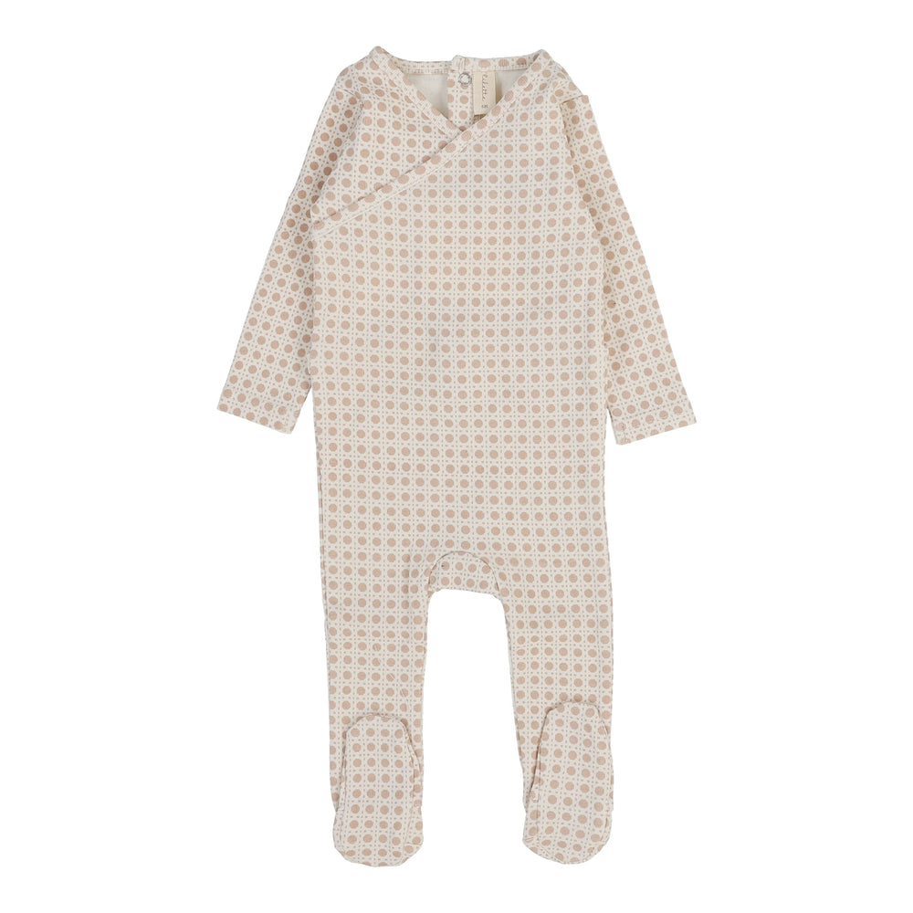 Lilette Woven Print Footie