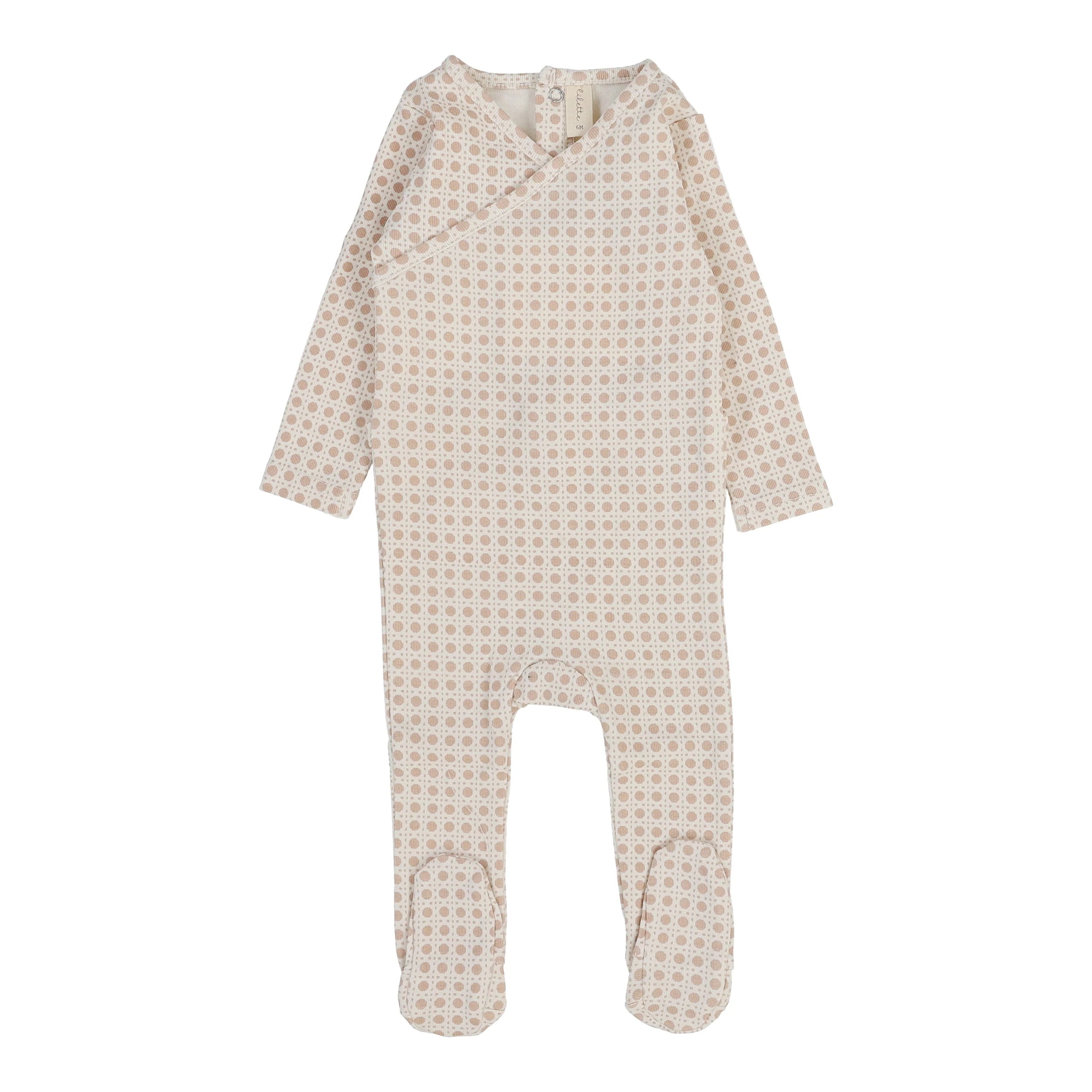 Lilette Woven Print Footie