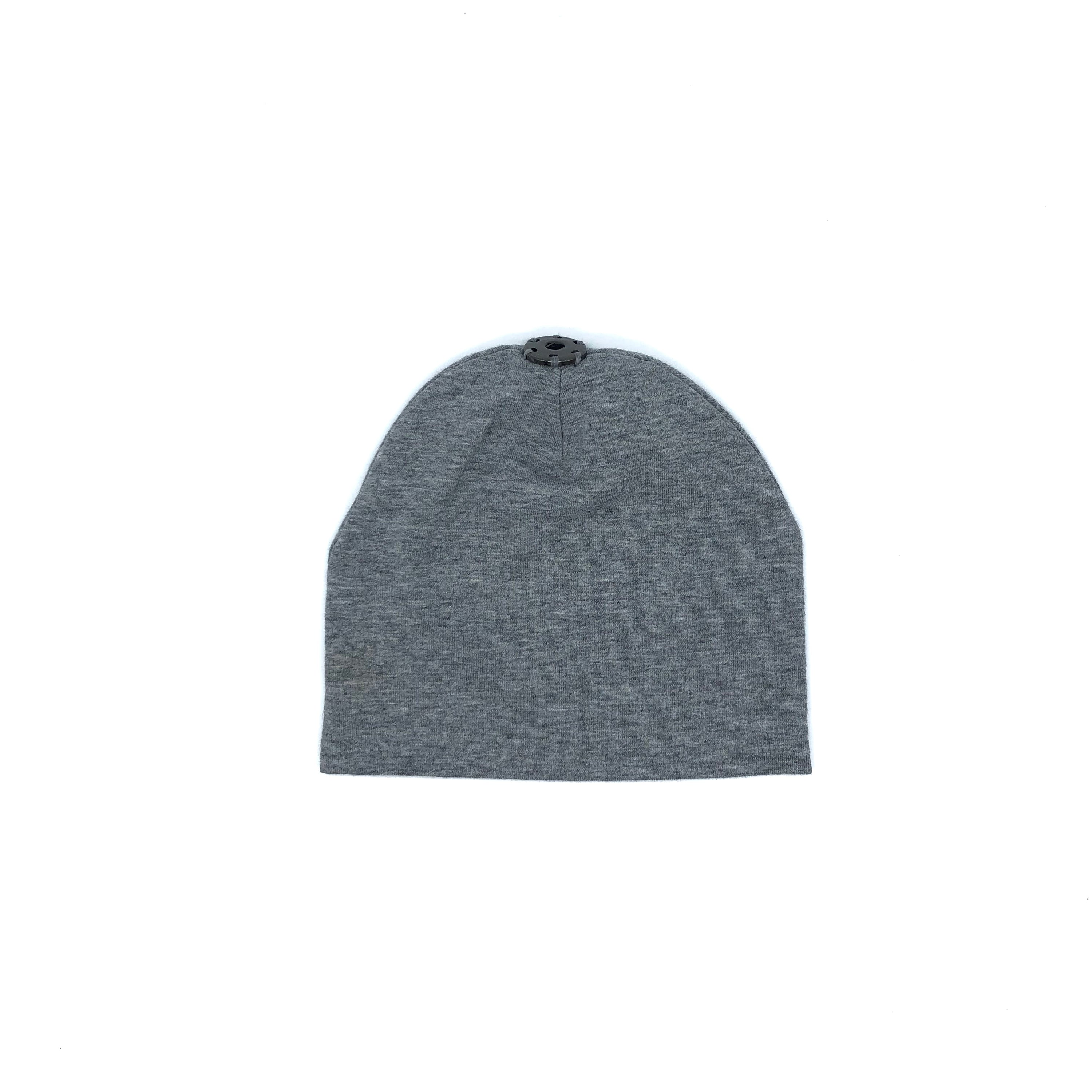 Heather Grey Pompom Hat